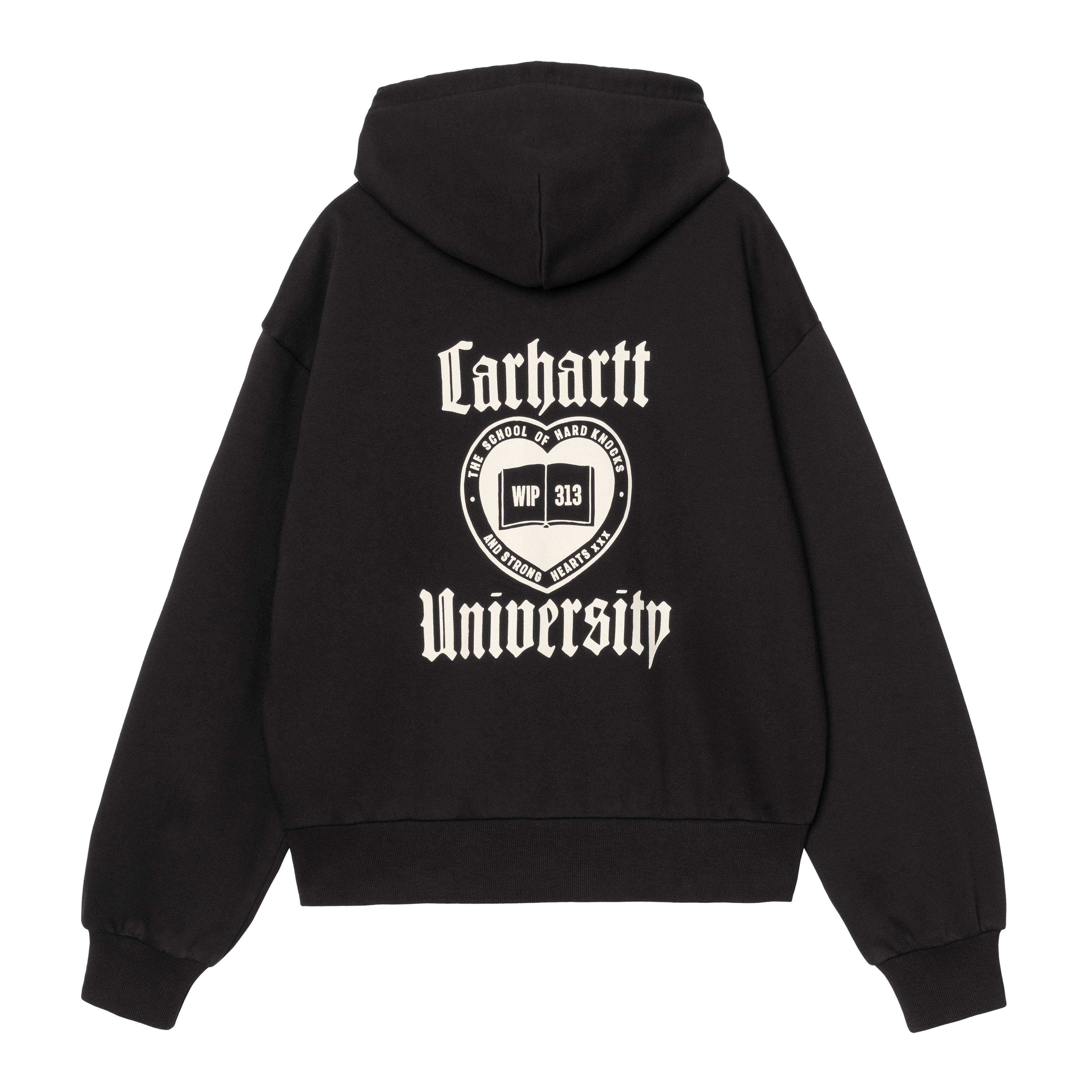 Carhartt WIP Women's Hooded Schooling Jacket, Black | Official