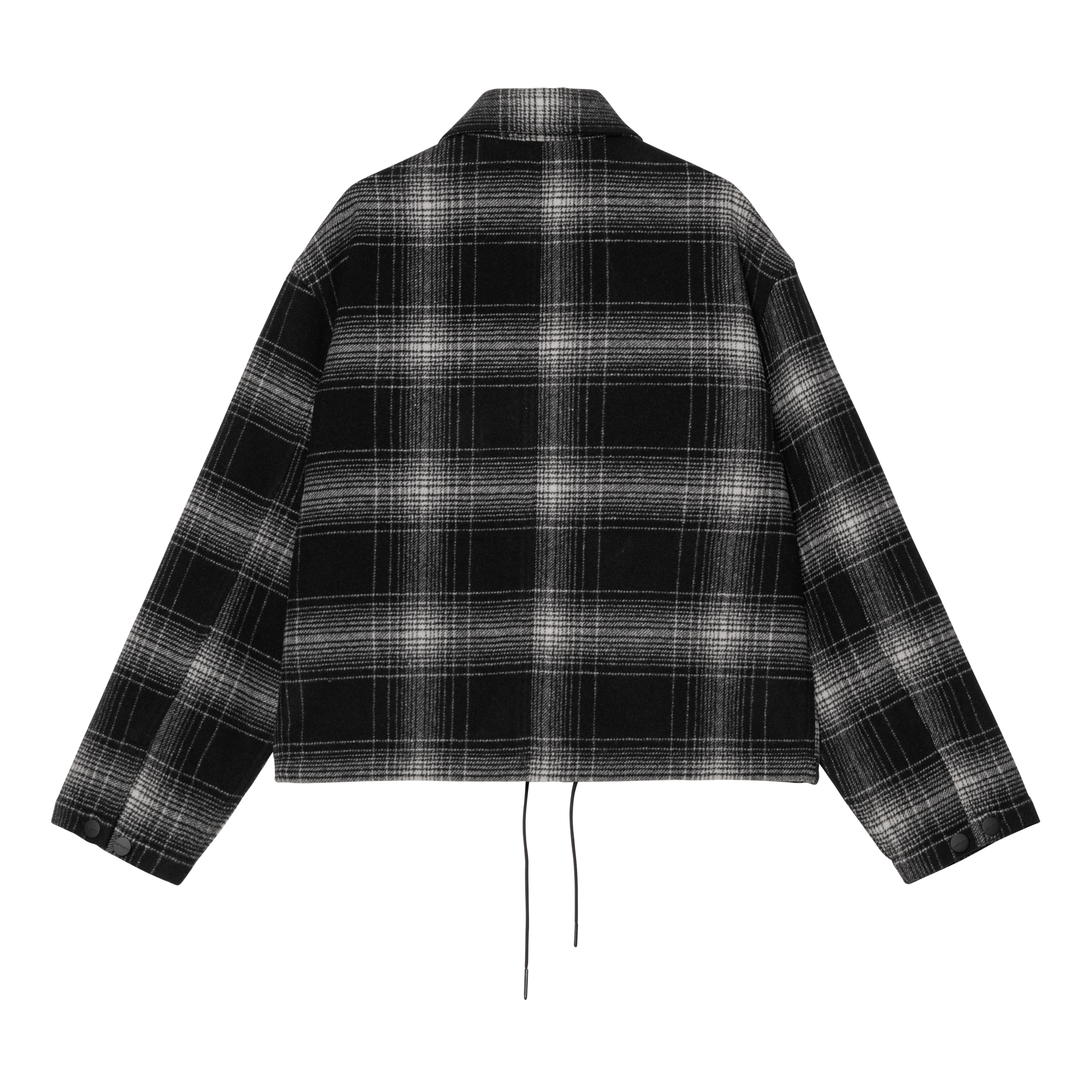 Carhartt WIP Women's Brennan Shirt Jac, Brennan Check, Black / Wax
