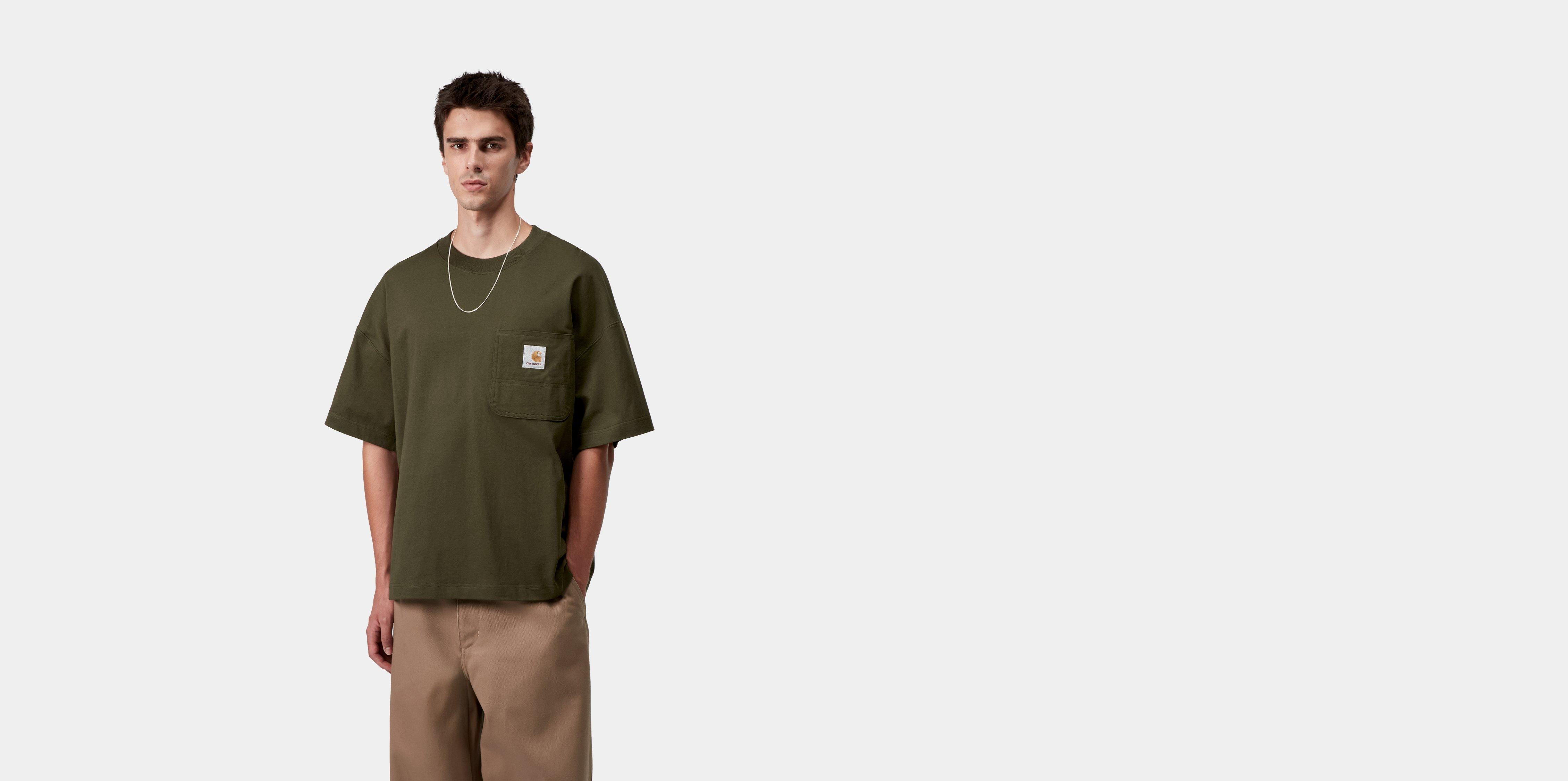 Carhartt WIP S/S Work Pocket T-Shirt Olive | green | XS | Men