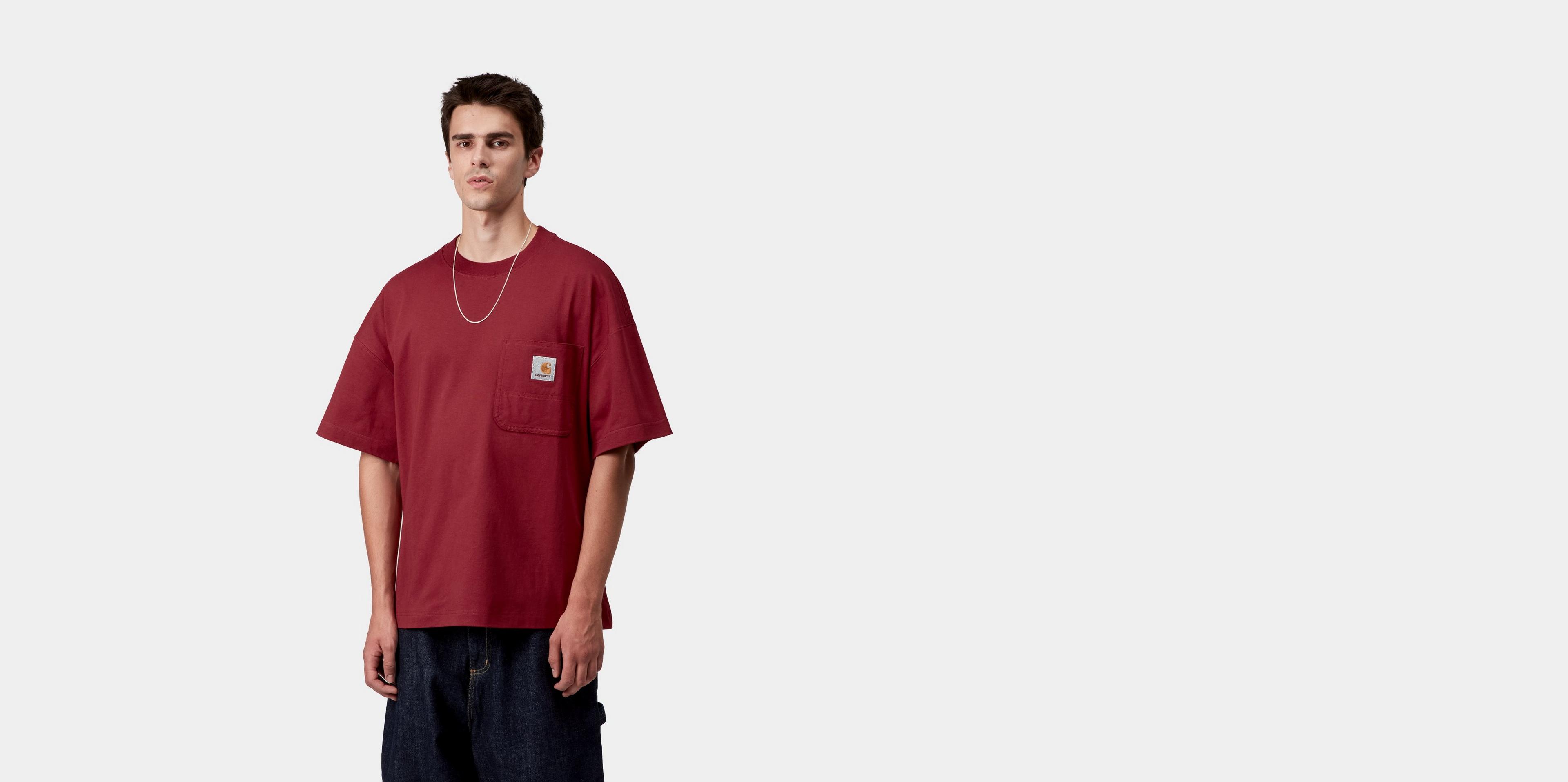 Carhartt WIP S/S Work Pocket T-Shirt, Scarlet | Official