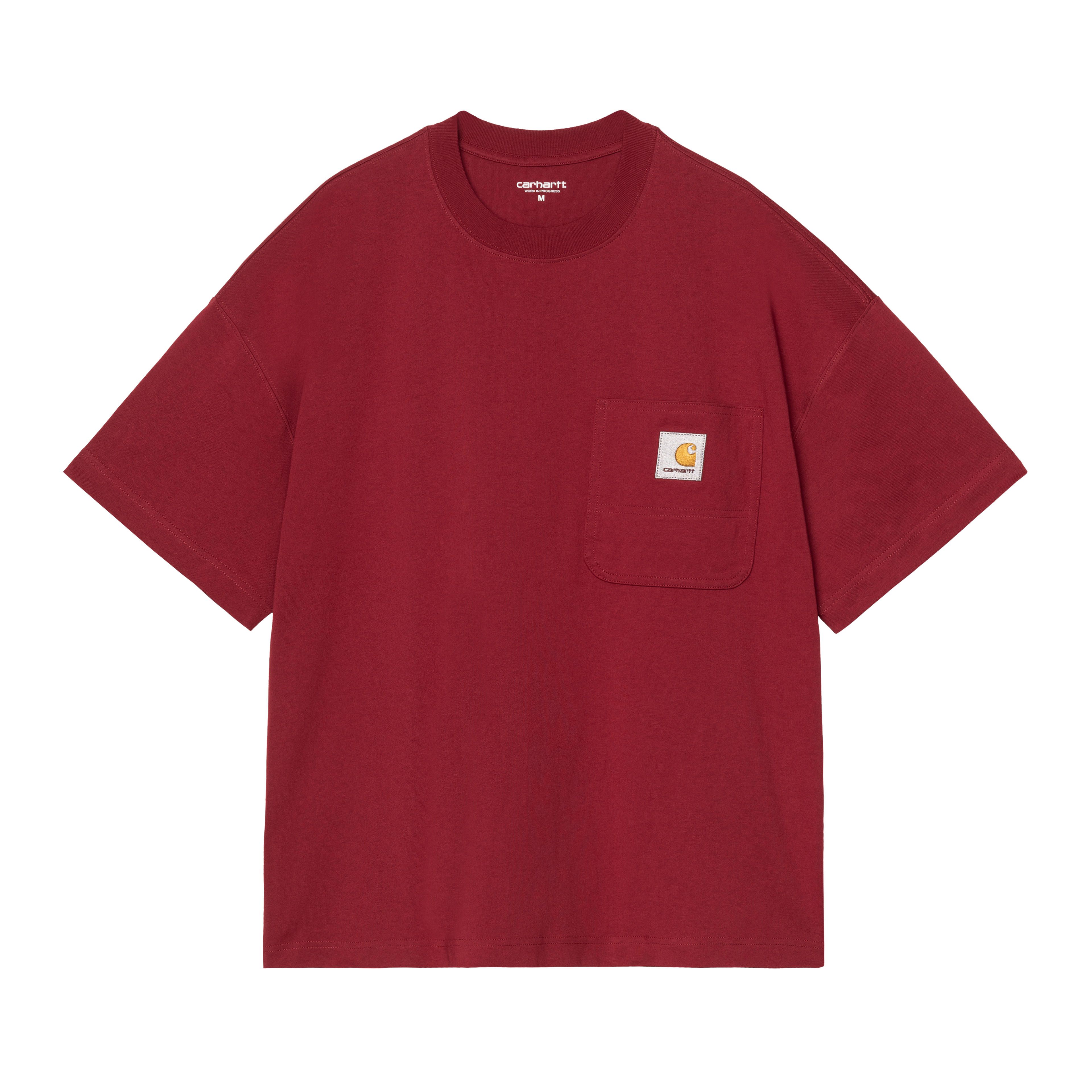 Tシャツ・カットソー Carhartt WIP POCKET T-SHIRT RED Carhartt WIP S/S Work Pocket T-Shirt, Scarlet | Official