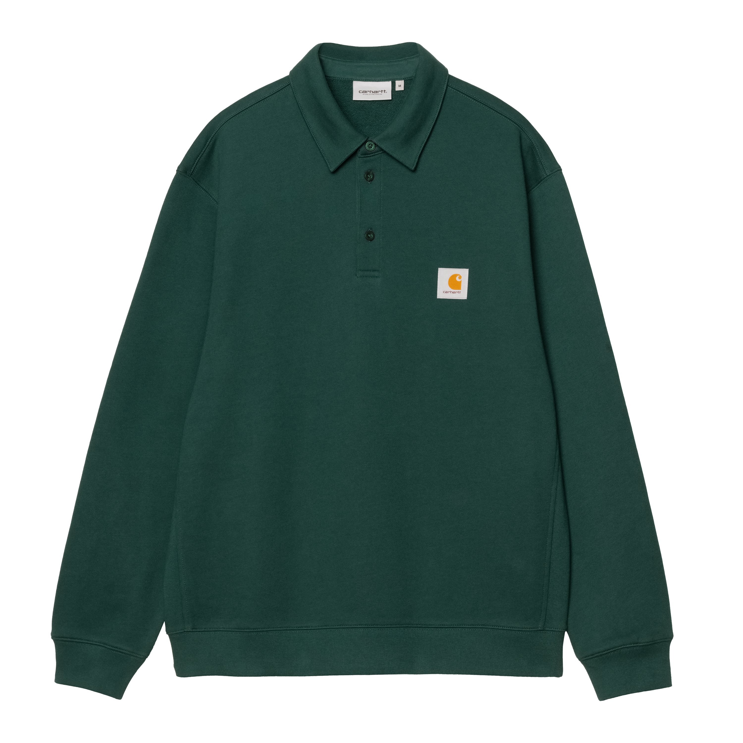Carhartt WIP Polo Sweatshirt in Green