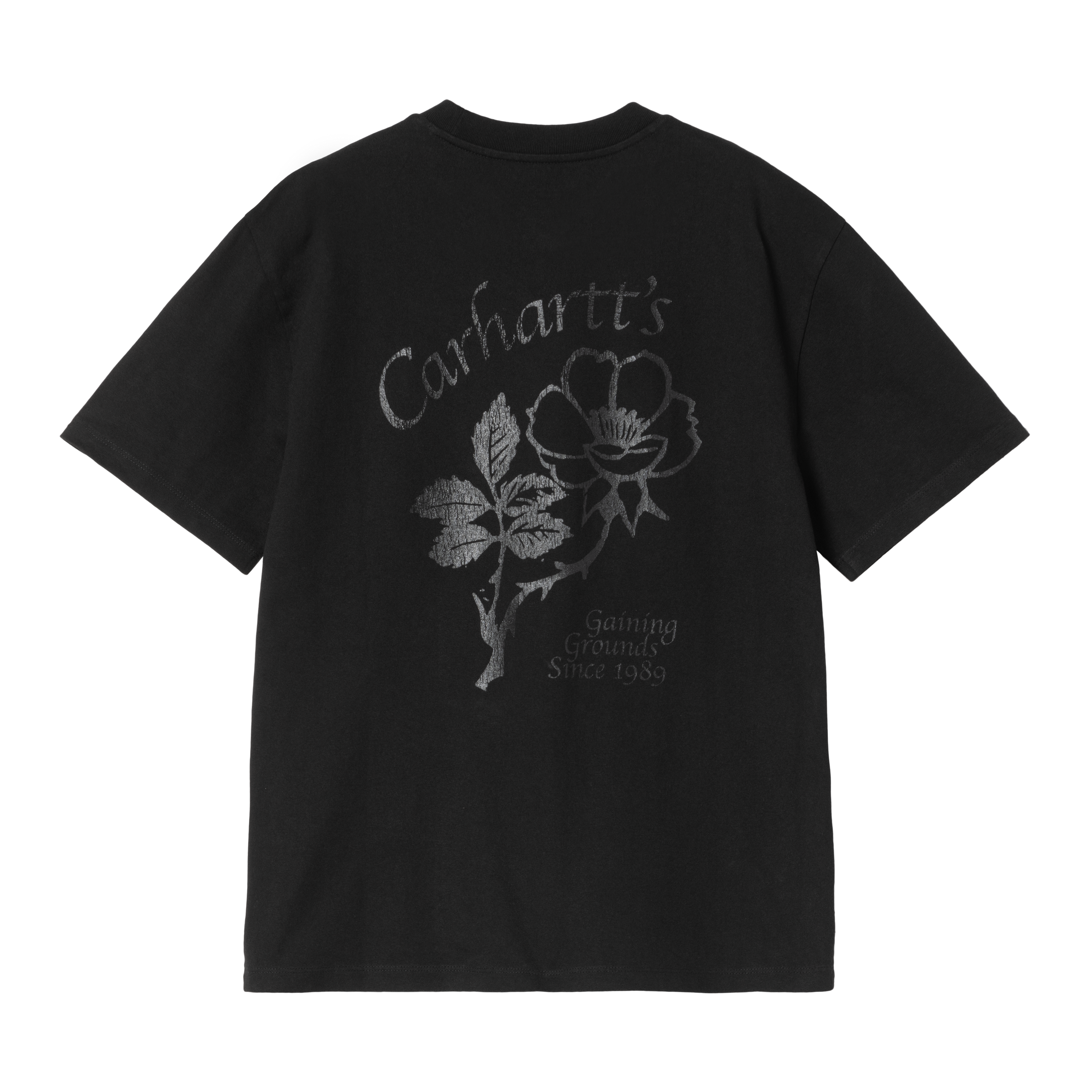 Carhartt WIP Women's S/S Flourish T-Shirt, Black | Official Online