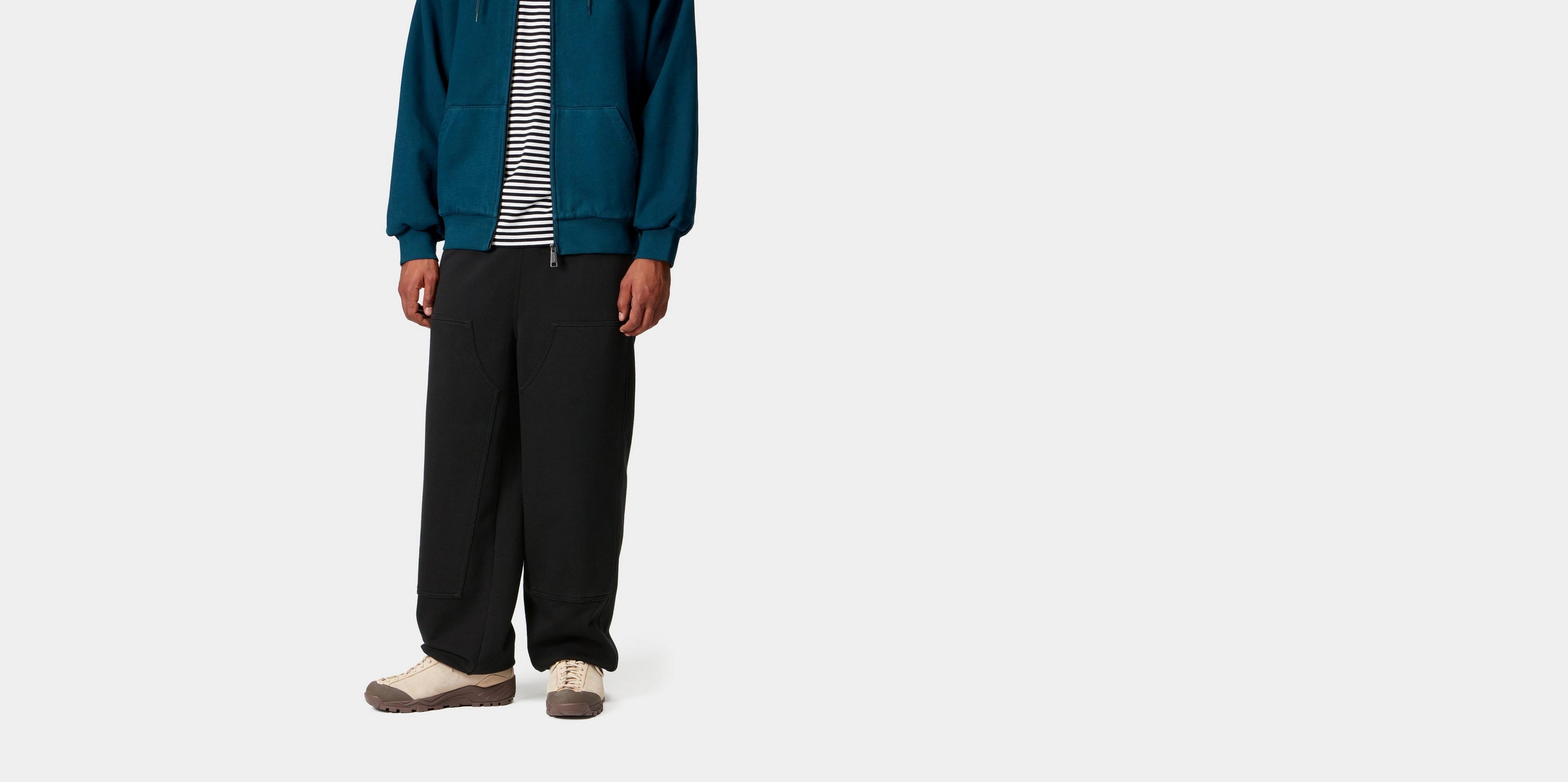 Carhartt WIP Double Knee Sweat Pant, Black | Official Online Store