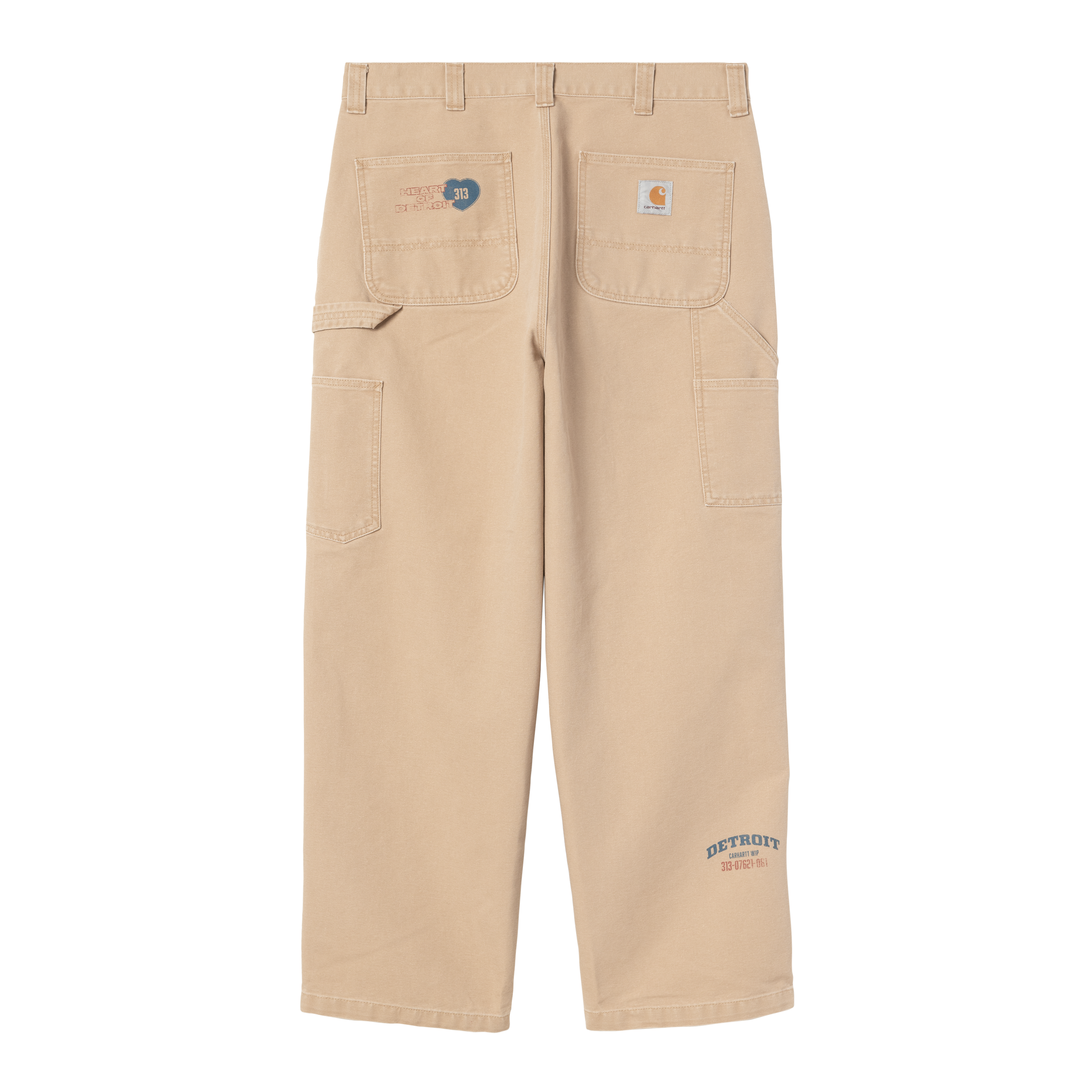 Carhartt WIP OG Single Knee Graphic Pant in Brown