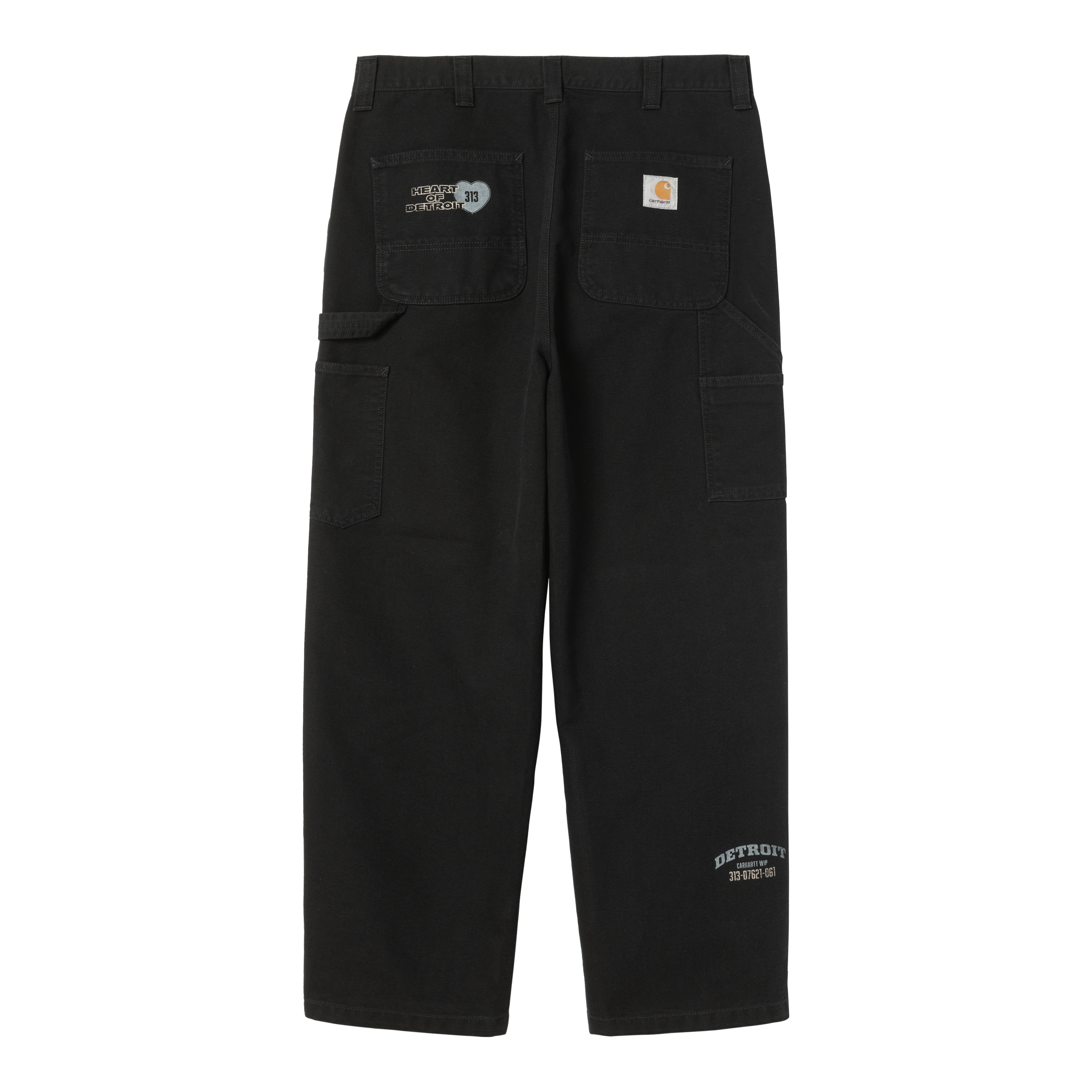 Carhartt WIP OG Single Knee Graphic Pant in Black