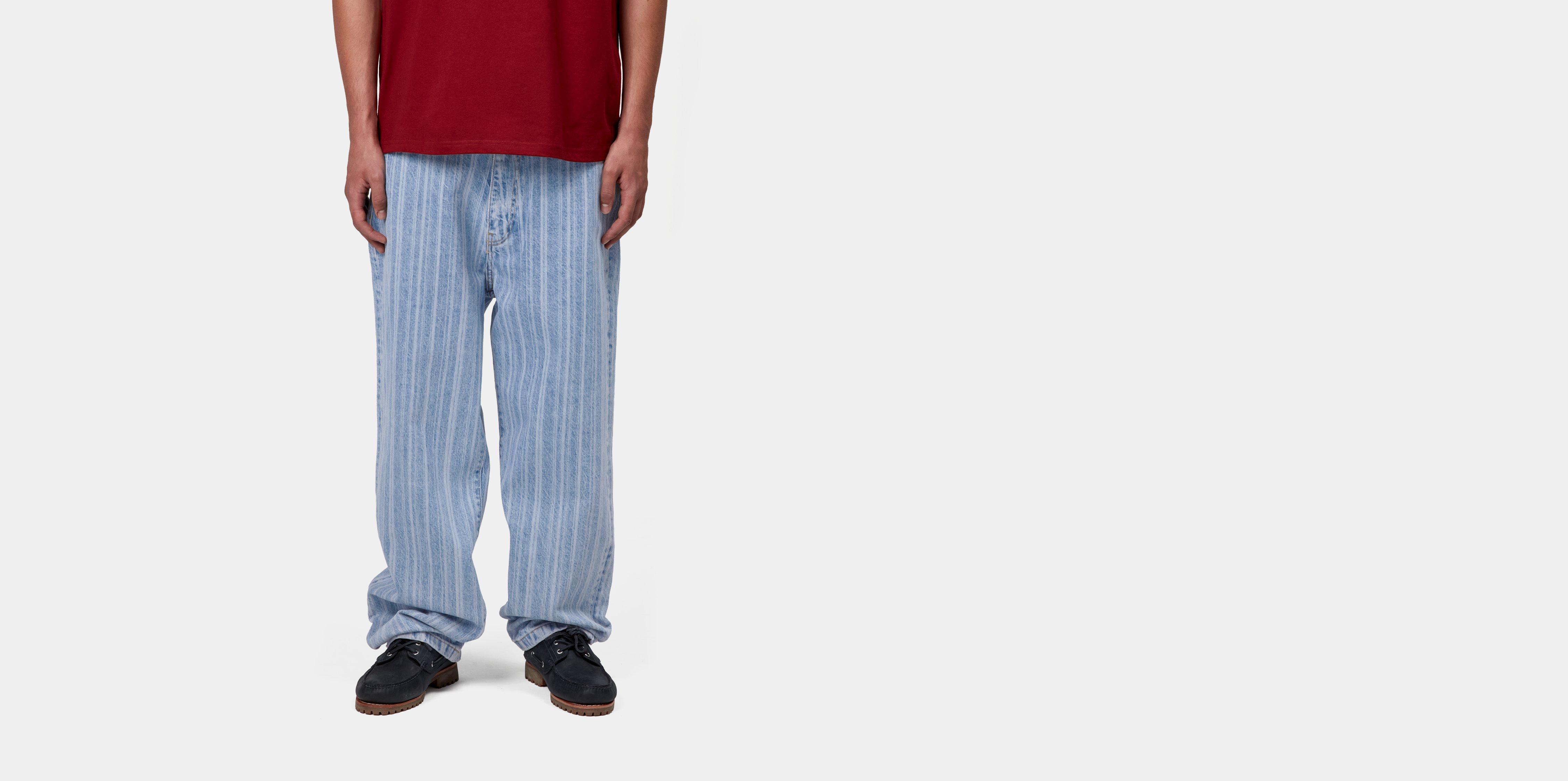 Carhartt WIP Rylan Pant Rylan Stripe, Blue stone bleached | blue|multicolor | 31 | Men