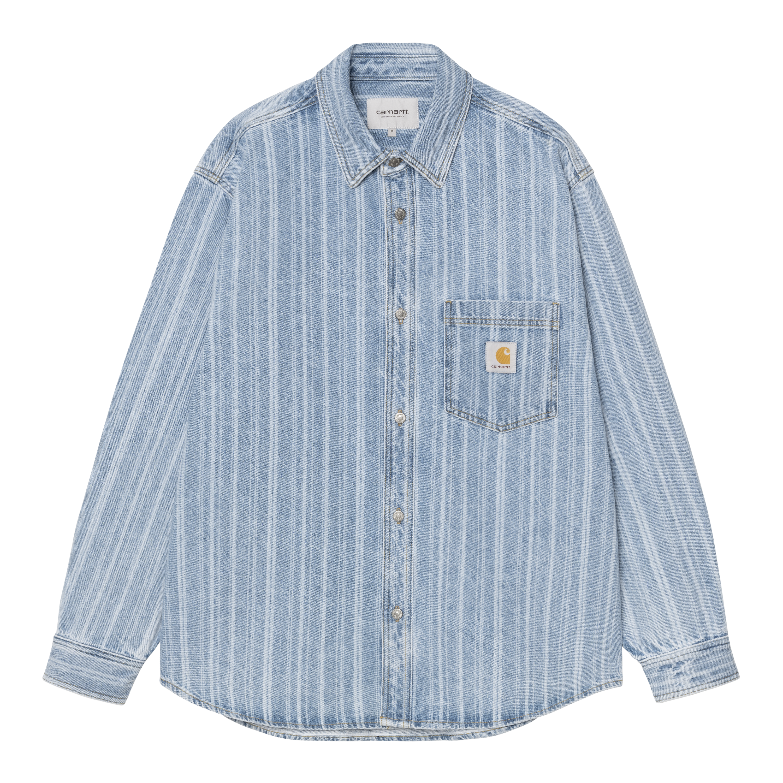 Tシャツ・カットソー Carhartt FW25 'Grimsby' overshirt (I035156 30MXX) Carhartt wip 'grimsby' overshirt available on julian-fashion