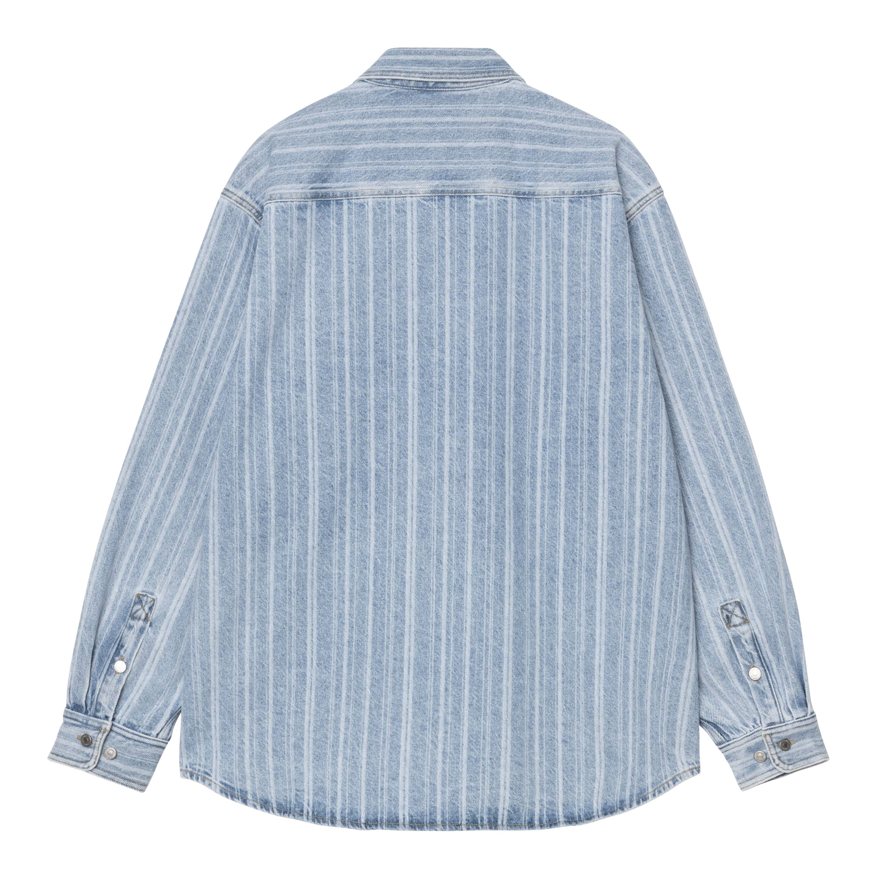 Carhartt WIP Grimsby Shirt Jac, Grimsby Stripe, Saguaro