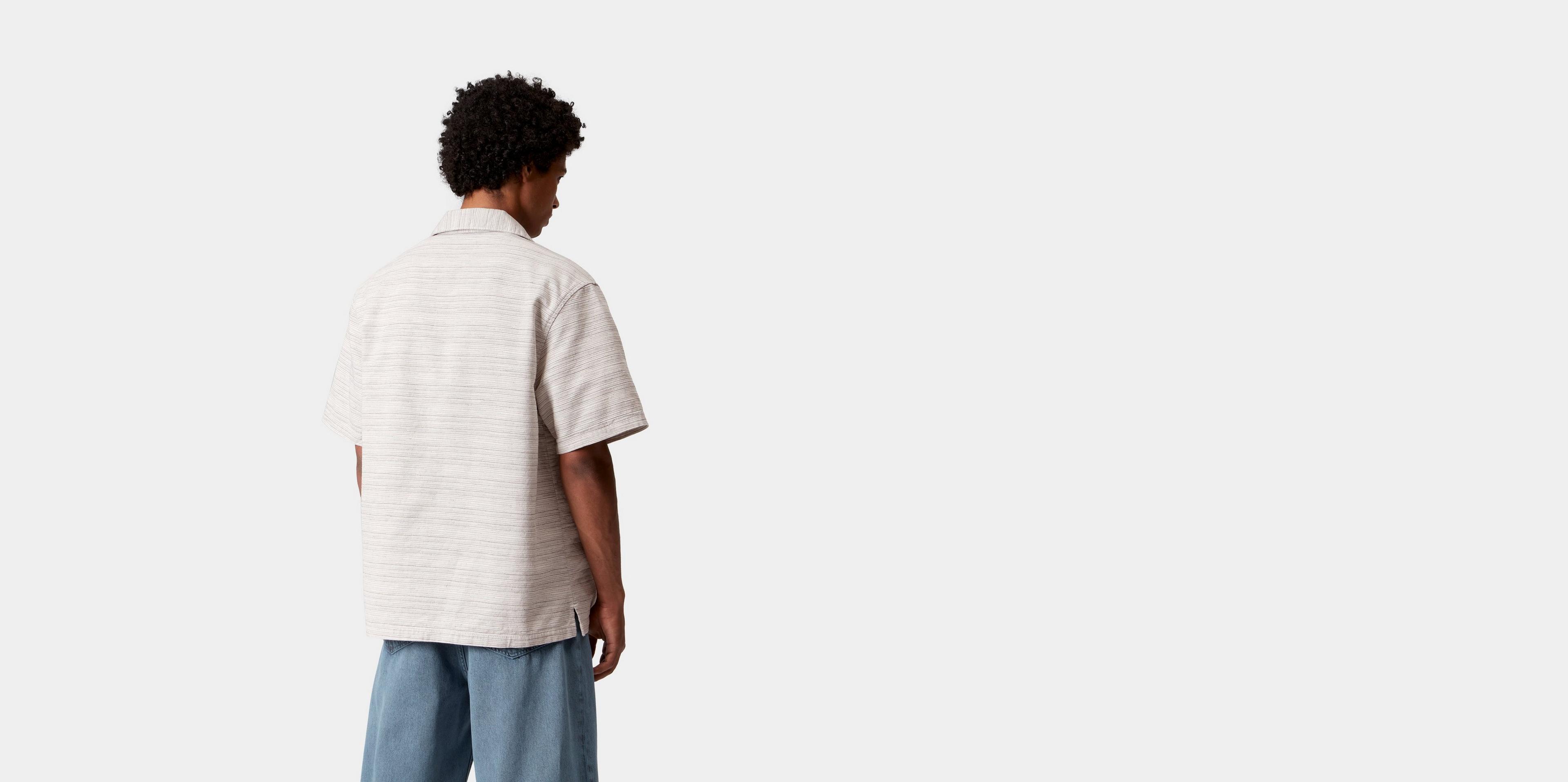 Carhartt WIP S/S Gellar Shirt, Gellar Stripe, Wax | Official