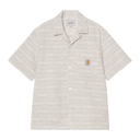 Carhartt WIP S/S Gellar Shirt, Gellar Stripe, Black | Official