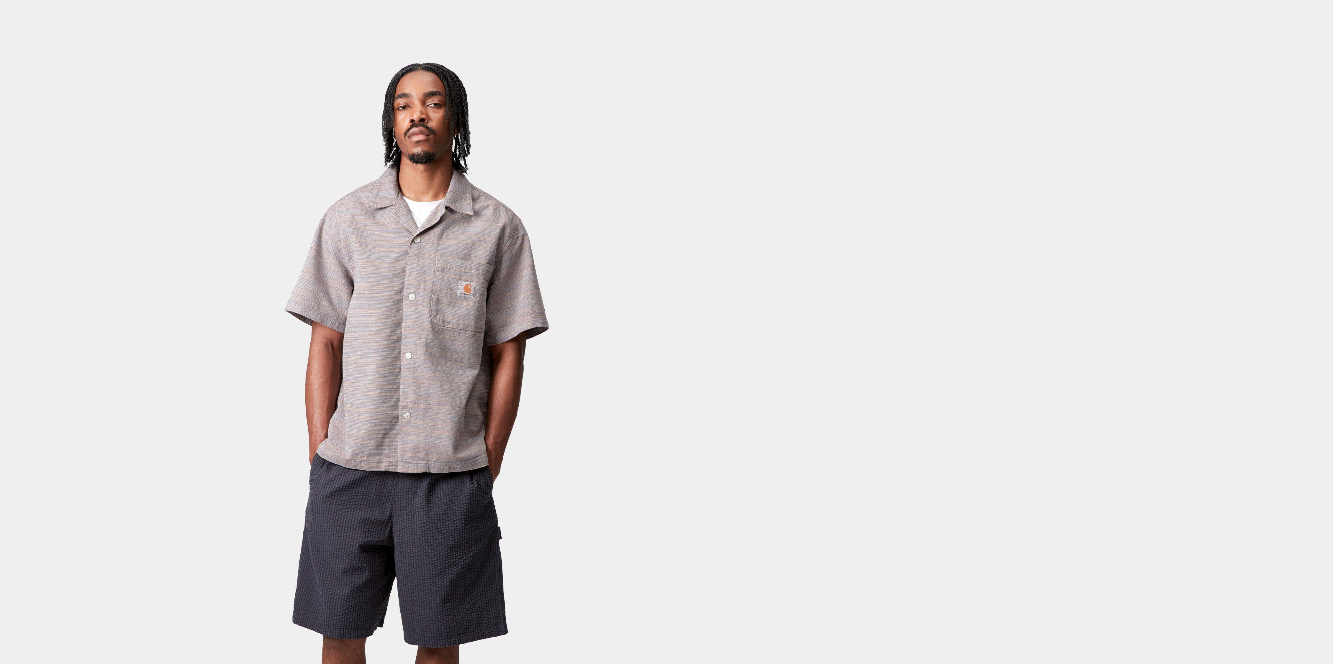Carhartt WIP S/S Gellar Shirt, Gellar Stripe, Multicolor