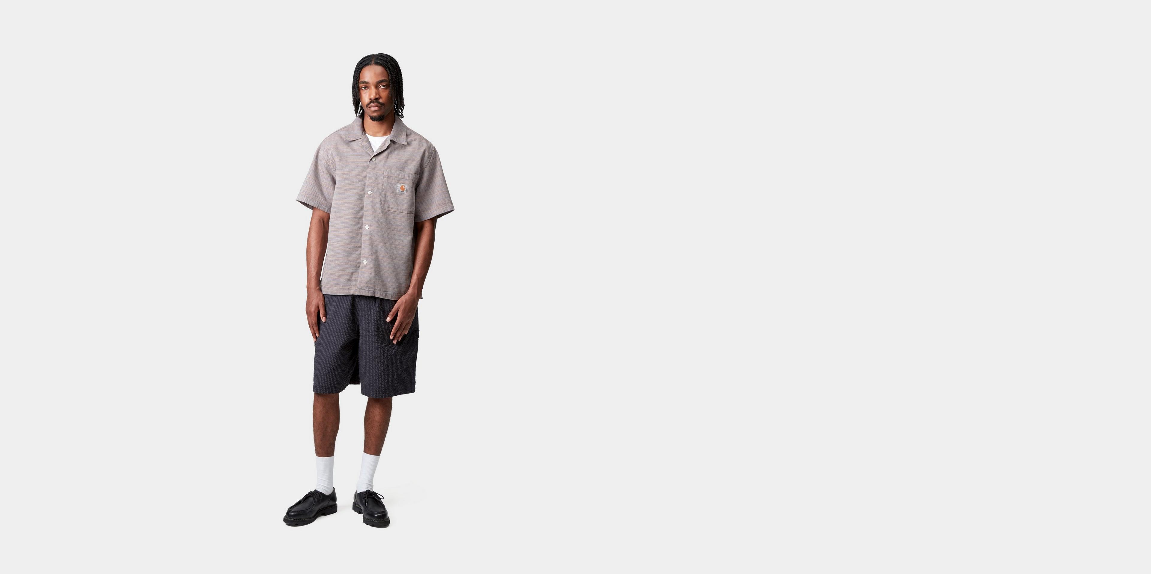 Carhartt WIP S/S Gellar Shirt, Gellar Stripe, Multicolor