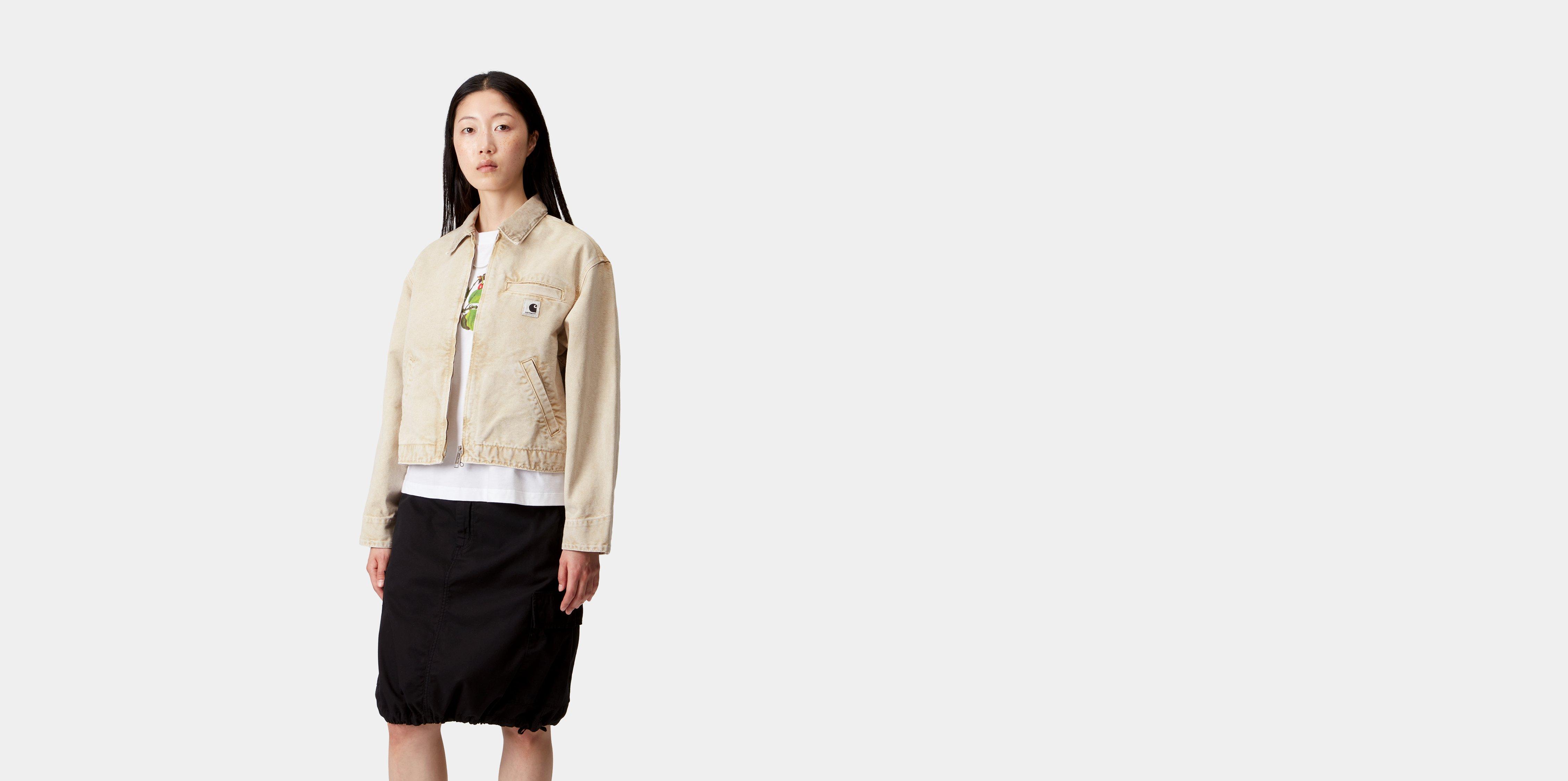 Carhartt WIP W' Emery Jacket Dusty H Brown / Dusty H Brown chalk wash | S | Women