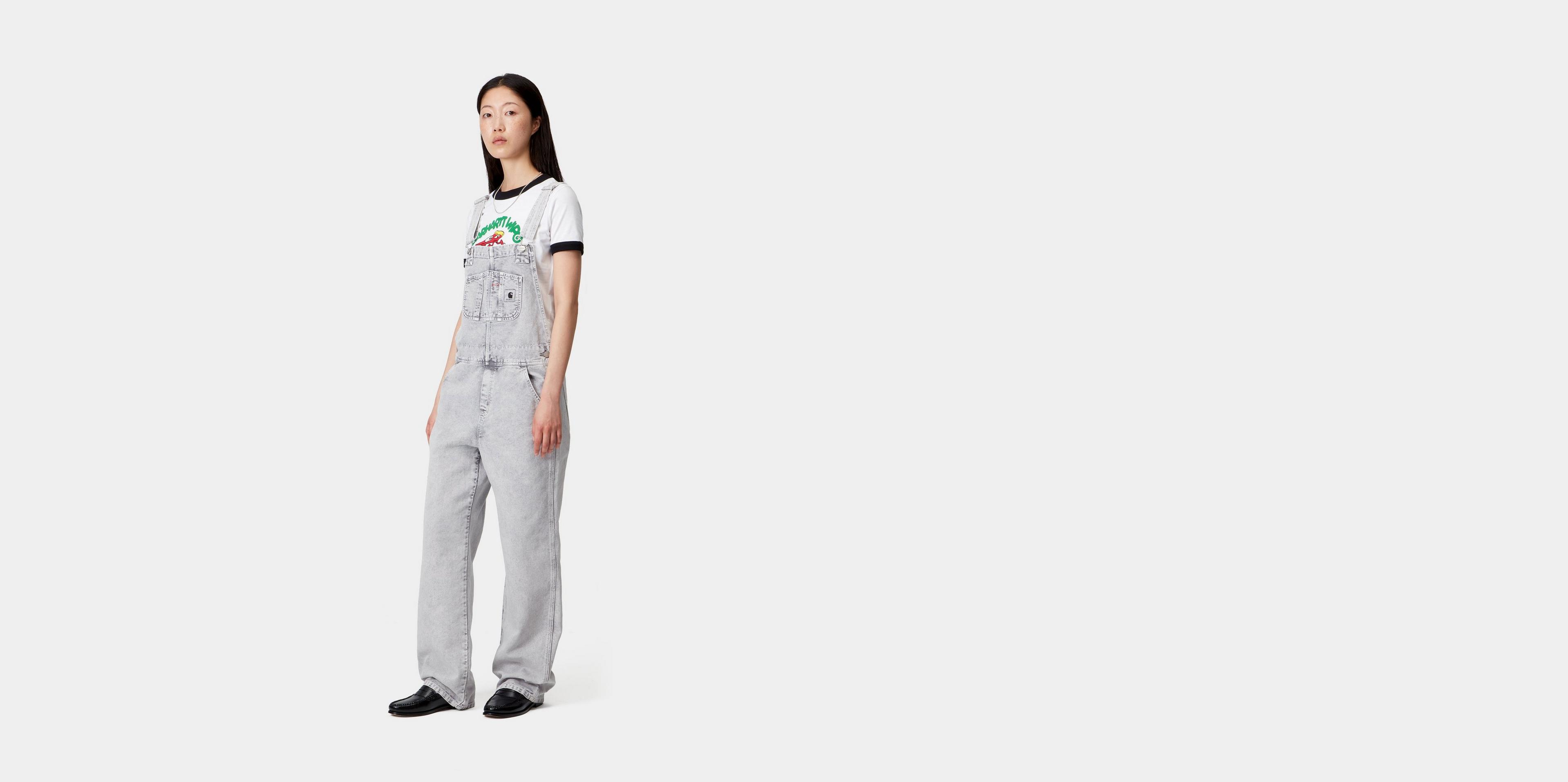 Carhartt WIP Women's Bib Overall Straight, Black | Official Online