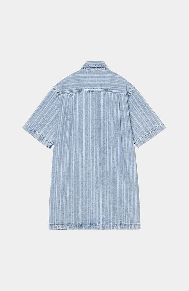 ★ドイツ発*carhartt WIP*新作*W'Rylan デニムドレス/BLUE★ Carhartt WIP W' Rylan Dress, Rylan Stripe, Blue | Official