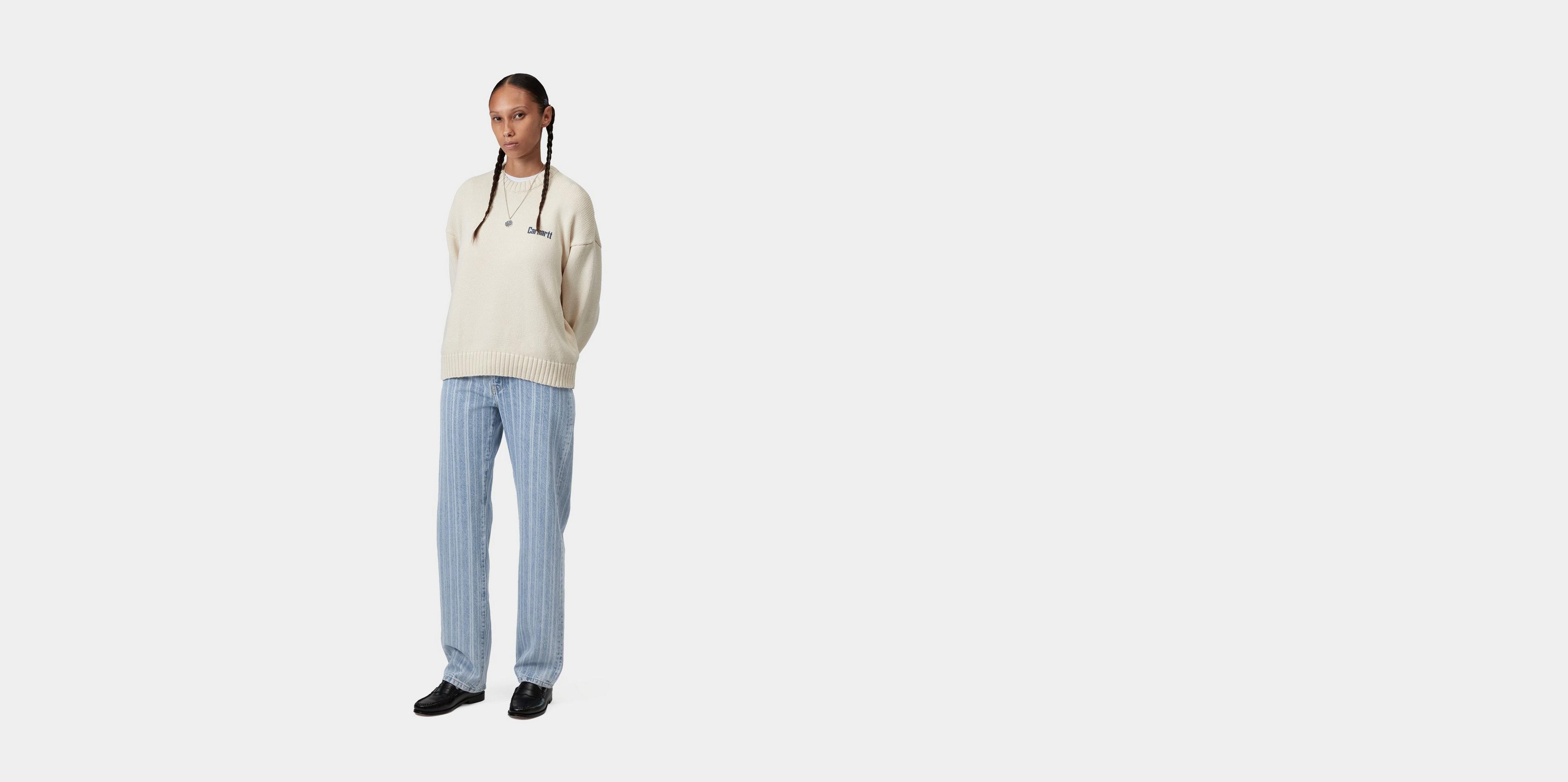 Carhartt WIP W' Rylan Pant, Rylan Stripe, Blue | Official Online Store