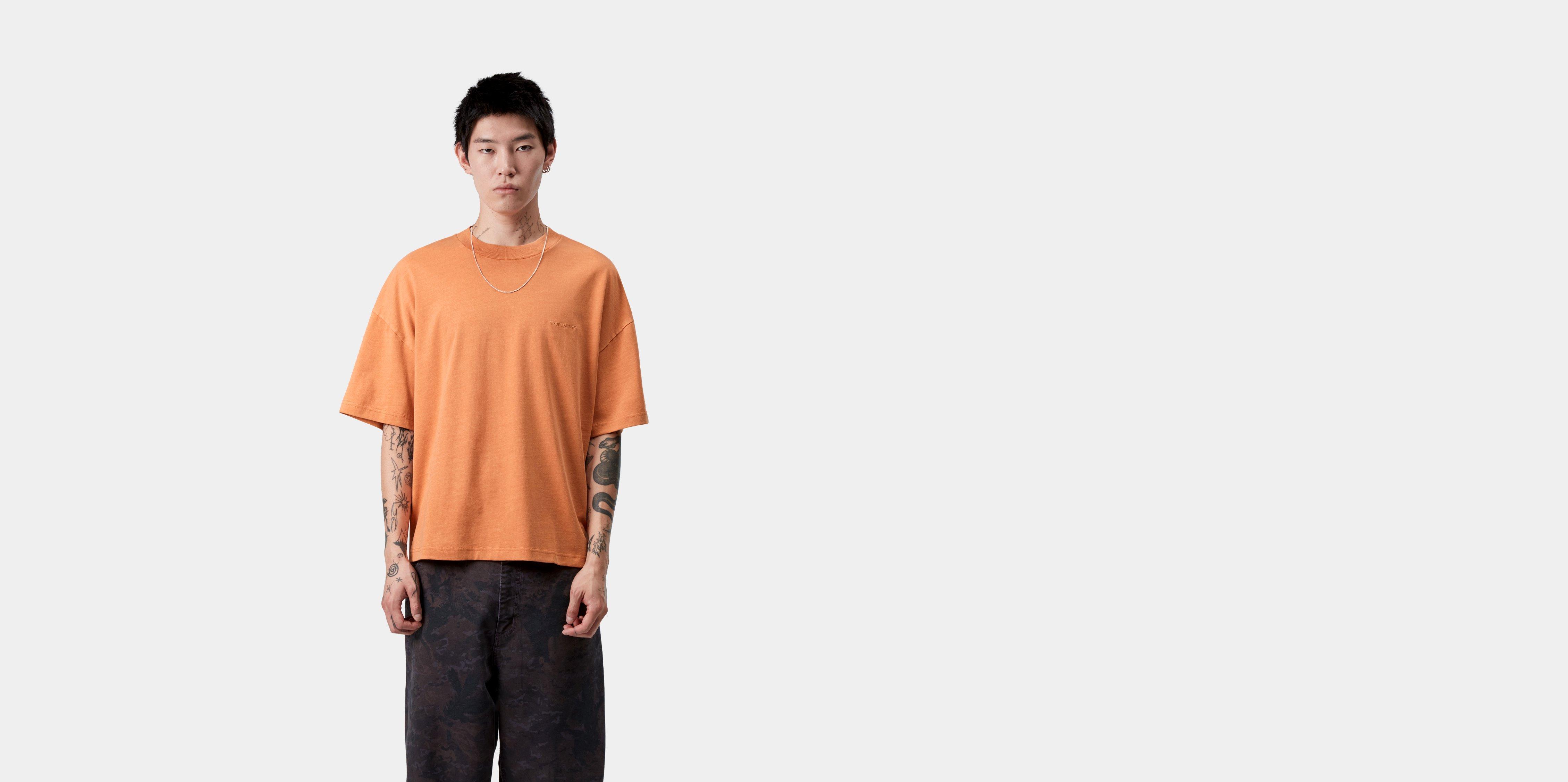 Carhartt WIP S/S Benton T-Shirt Redhaven garment dyed | orange | M | Men