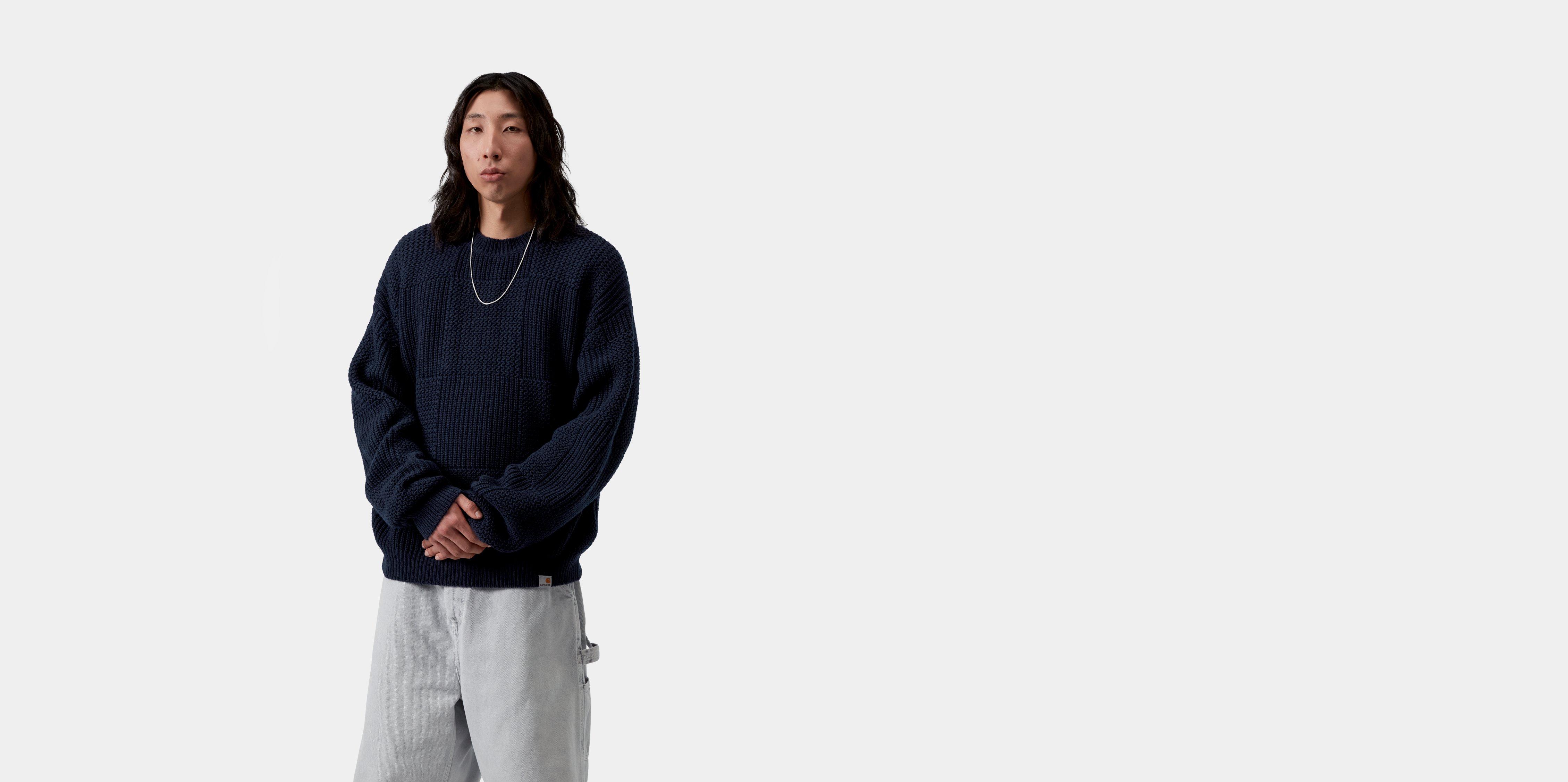 Carhartt WIP Bishop Sweater Dark Navy | blue | M | Men
