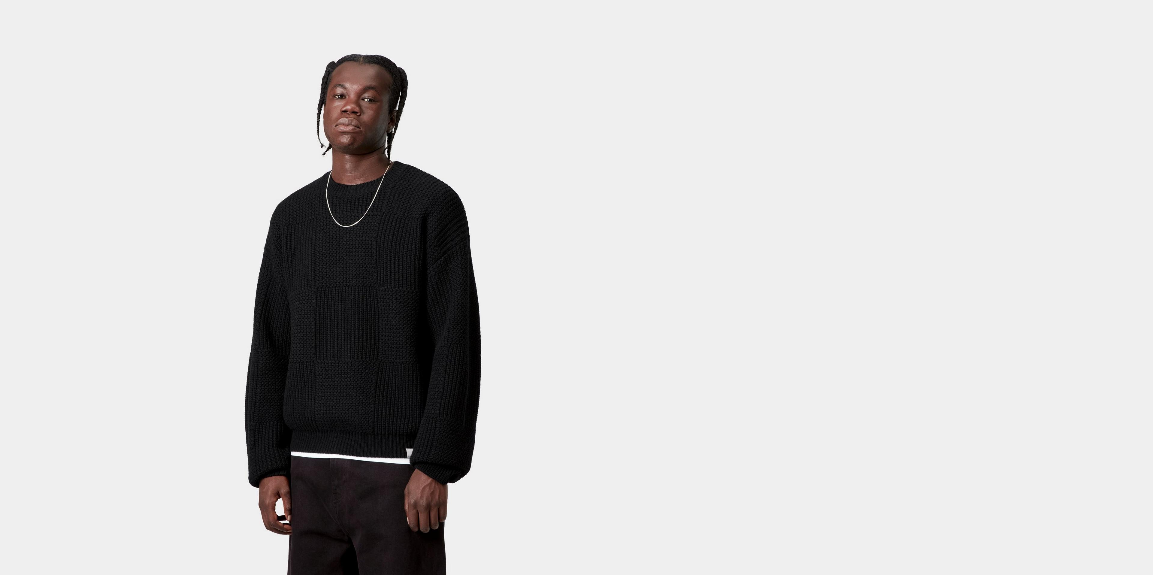 Carhartt WIP Bishop Sweater, Black | Official Online Store