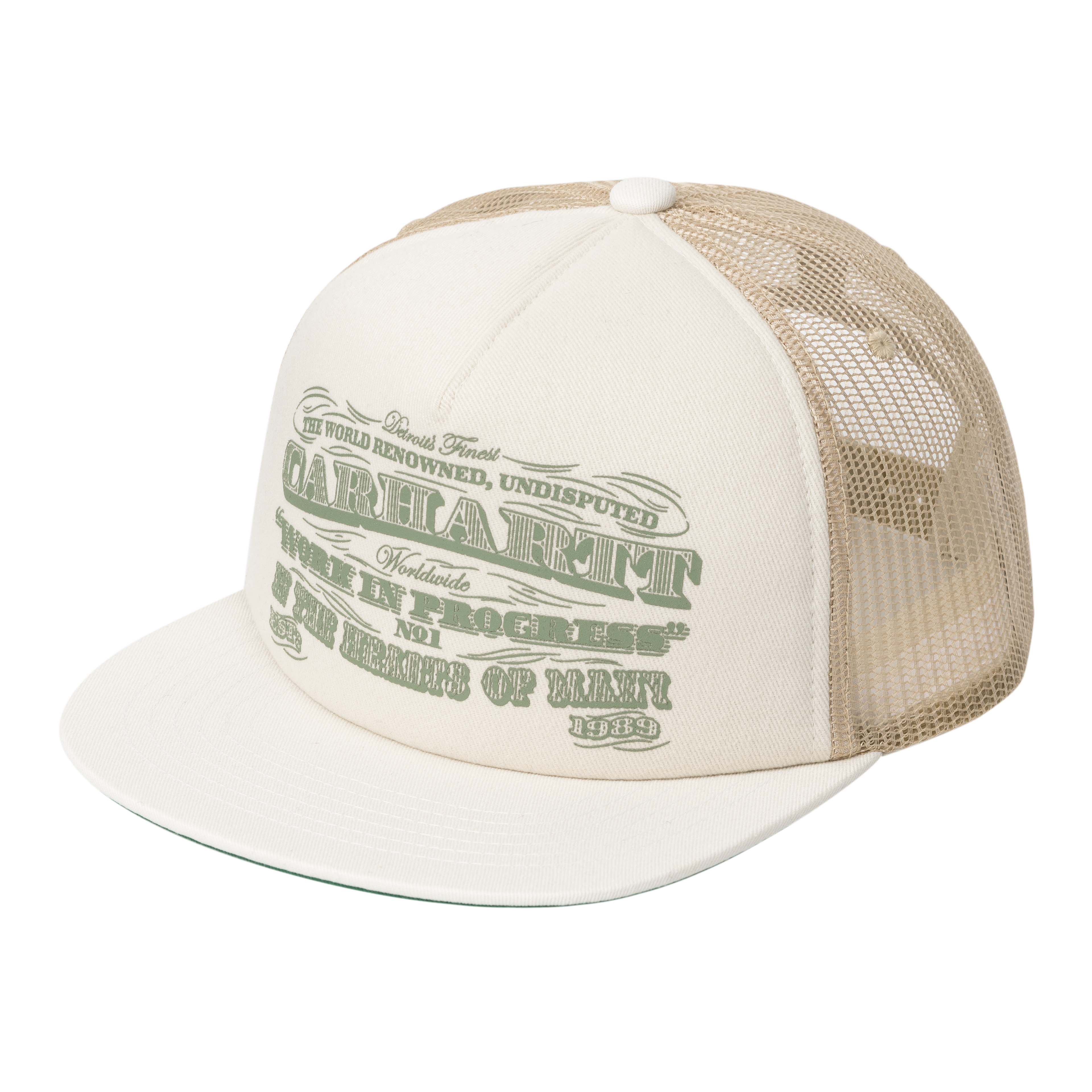Mary casquette ♡ ivory Carhartt WIP 3 One 3 Trucker Cap, Wax | Official Online Store