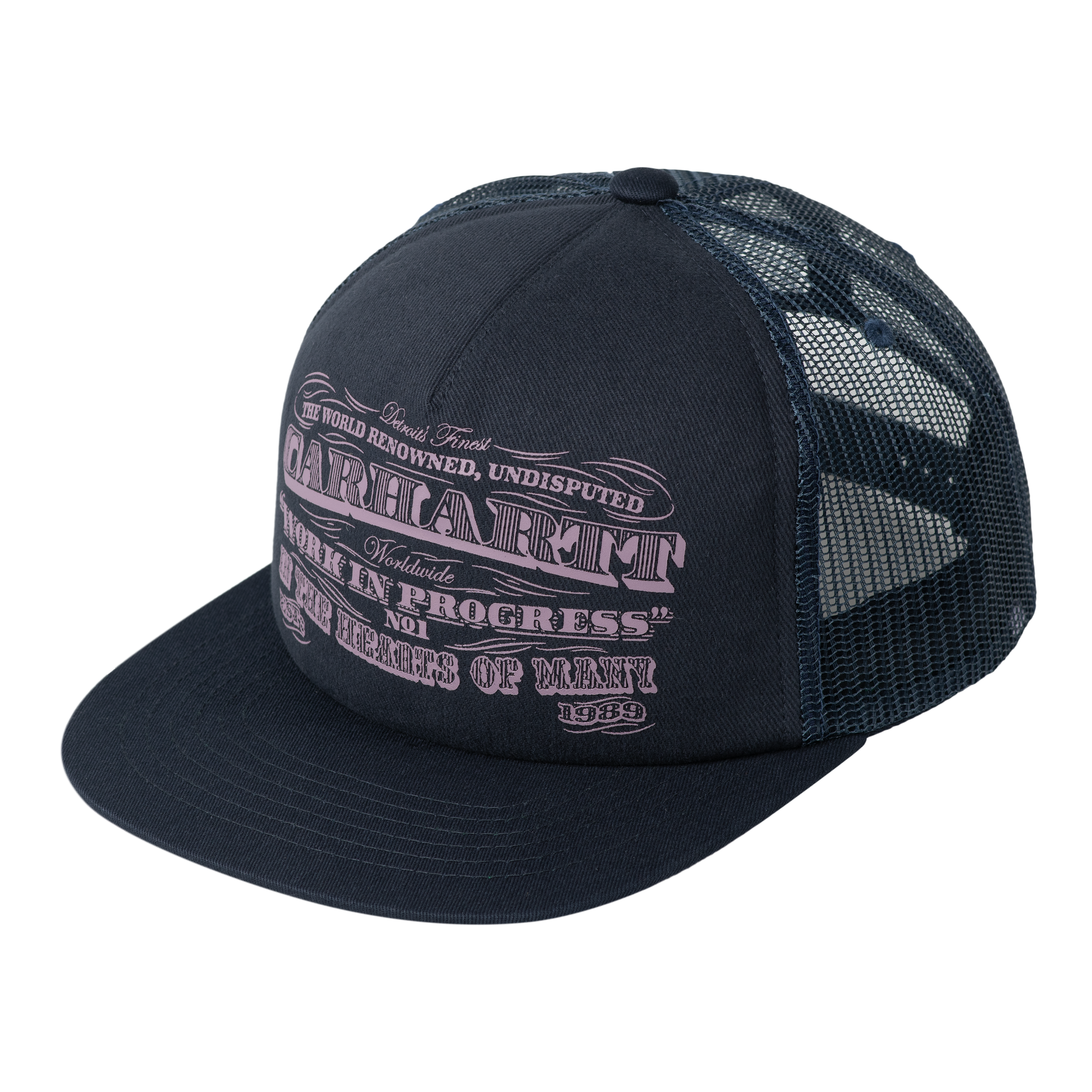 Carhartt WIP 3 One 3 Trucker Cap Deep Night | blue