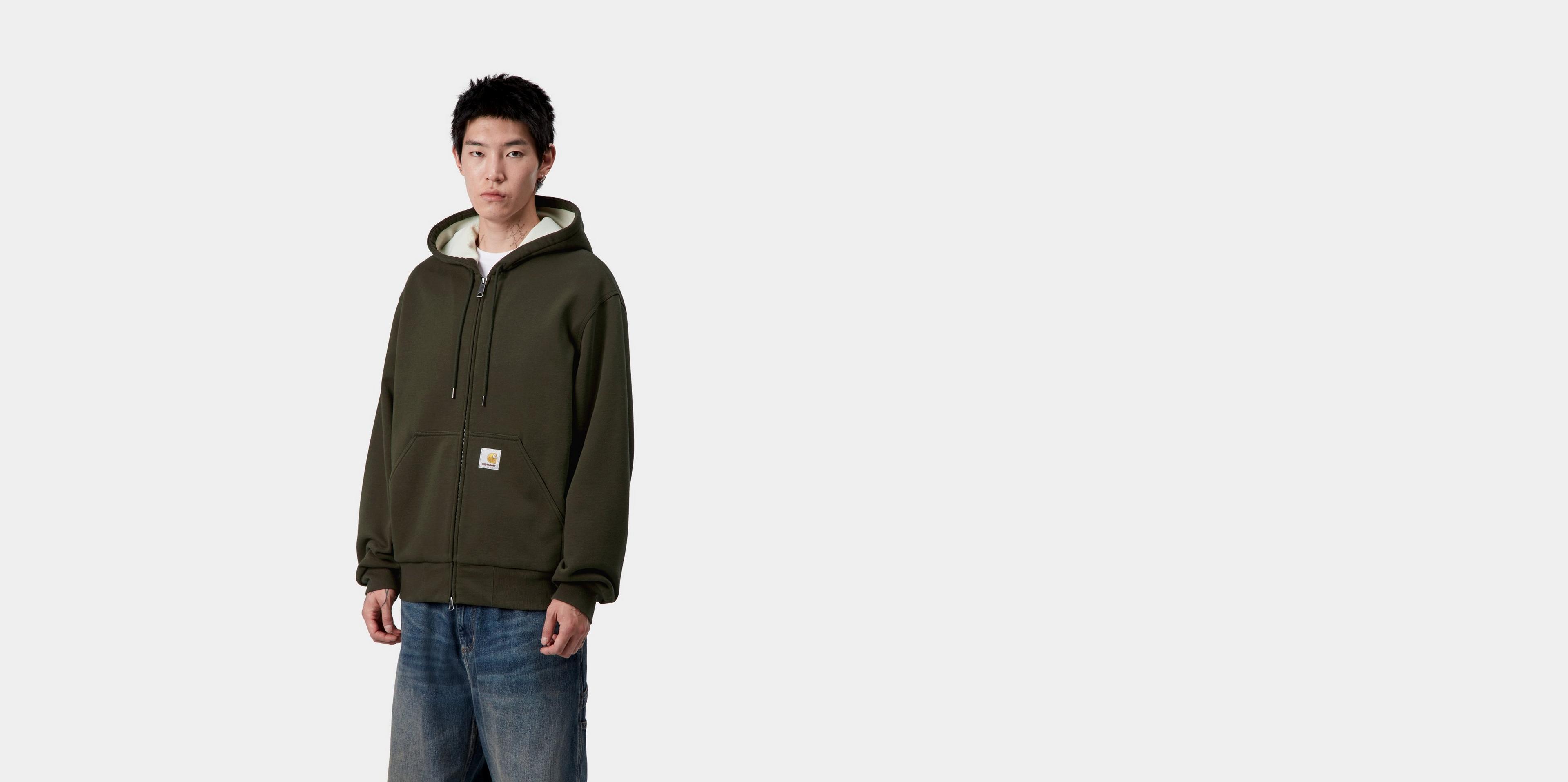 Carhartt WIP Active Sweat Jacket, Olive | Official Online Store