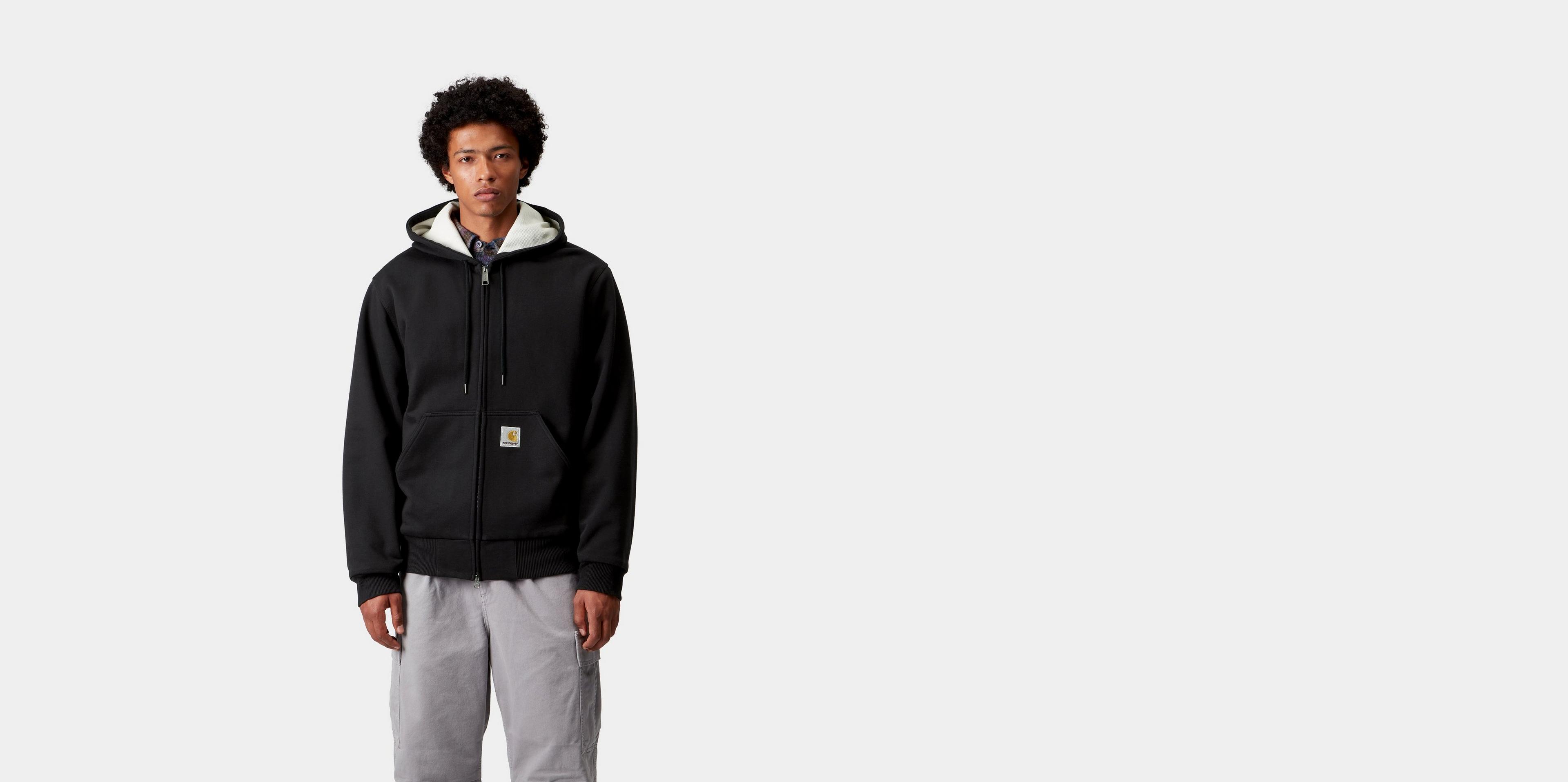 Carhartt WIP Active Jacket S 黒 Carhartt WIP Active Jacket (Quilted Fleece Lined) Black