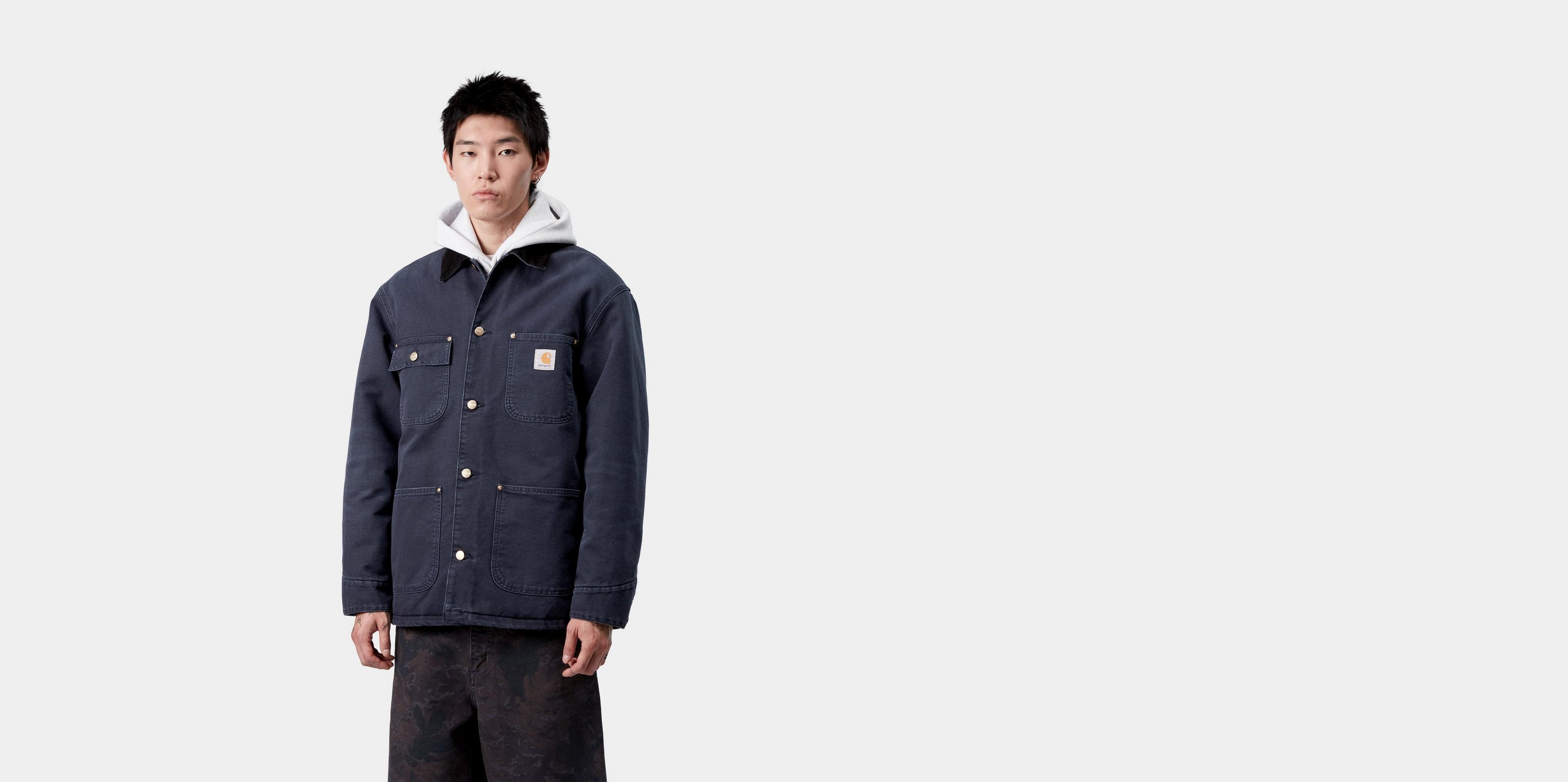 Carhartt WIP OG Chore Coat, Dark Navy / Black | Official