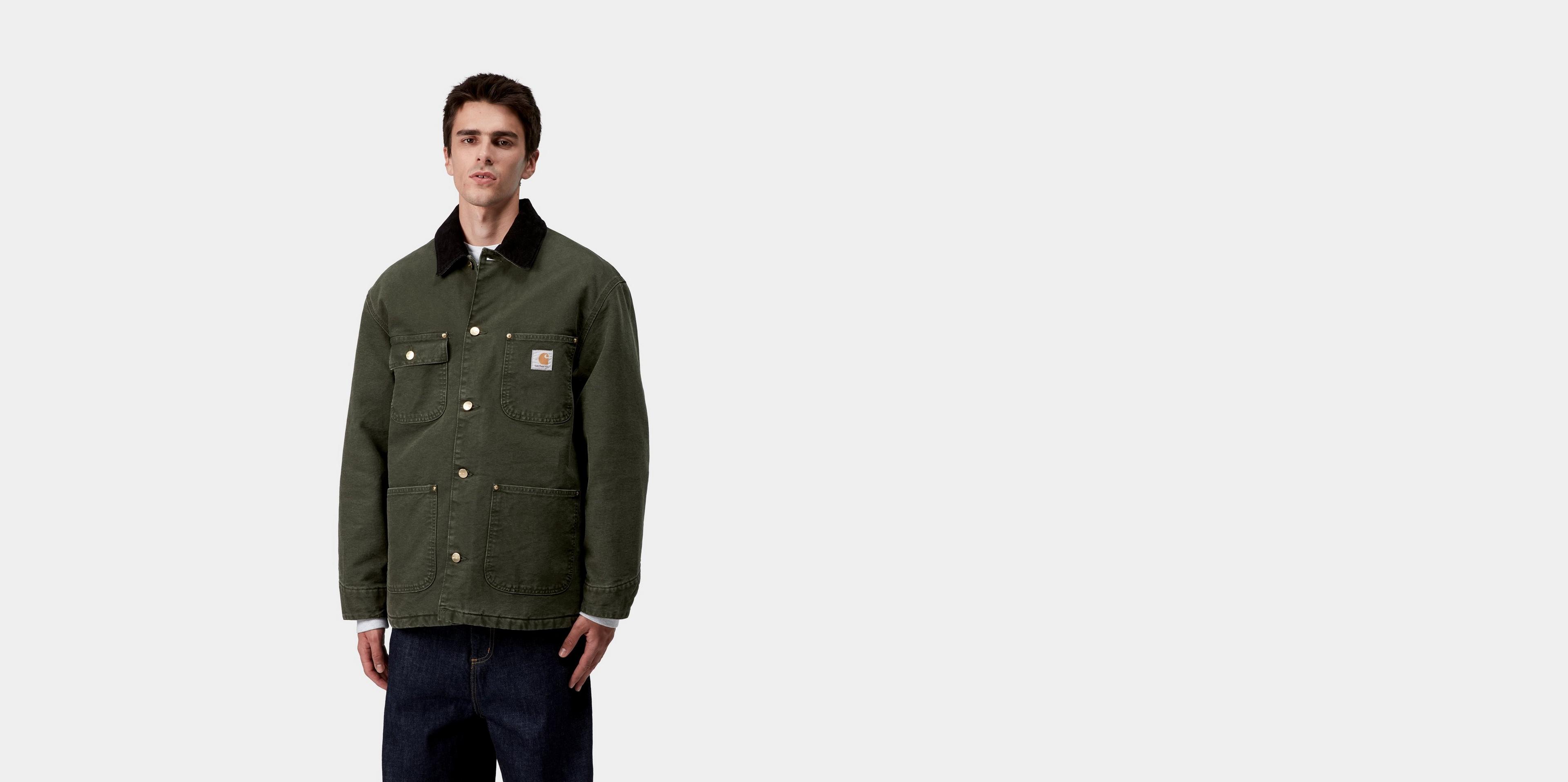 Carhartt WIP OG Chore Coat, Olive / Black | Official Online