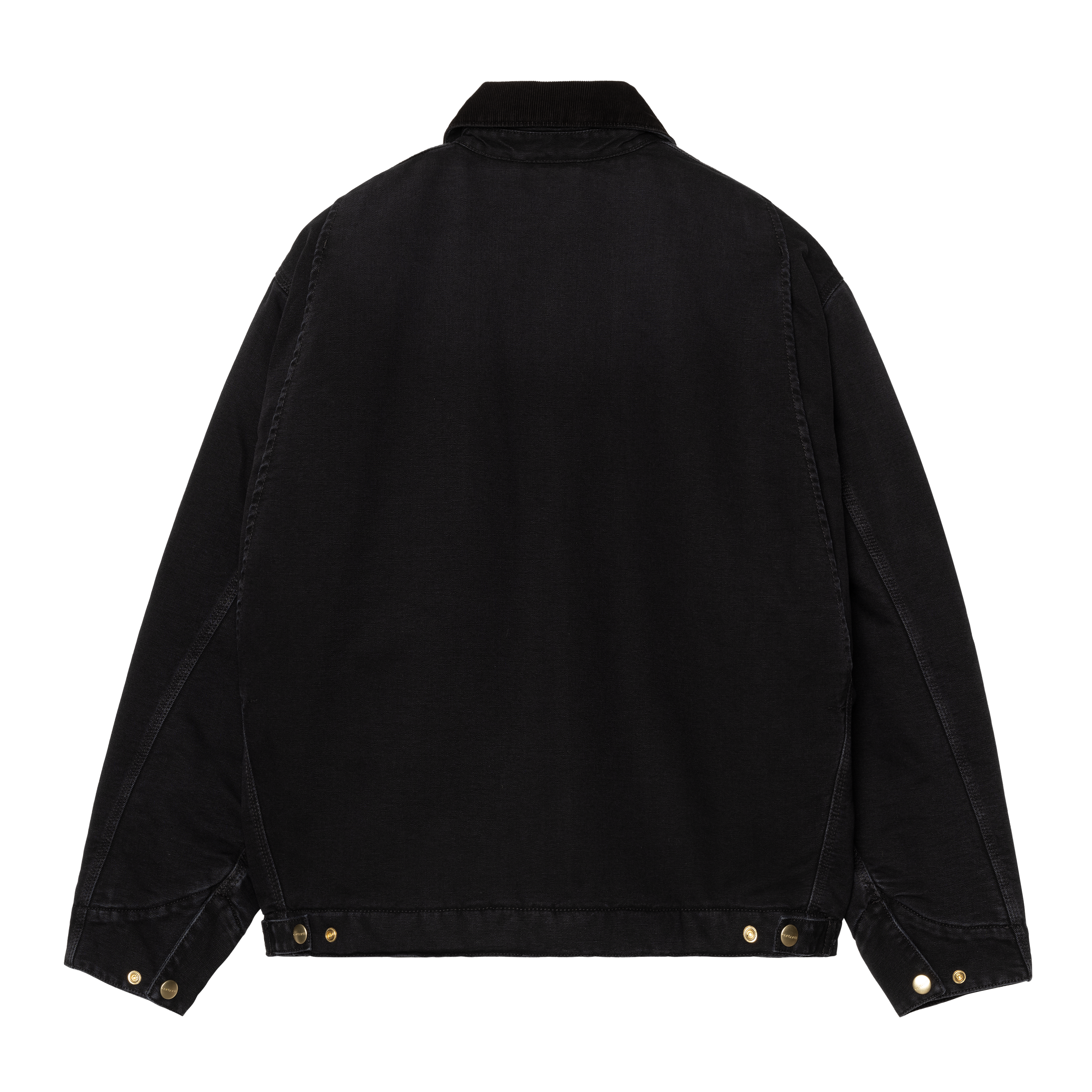 ジャケット・アウター Carhartt WIP OG DETROIT JACKET Black Carhartt WIP OG Detroit Jacket (Winter) | Black (aged canvas