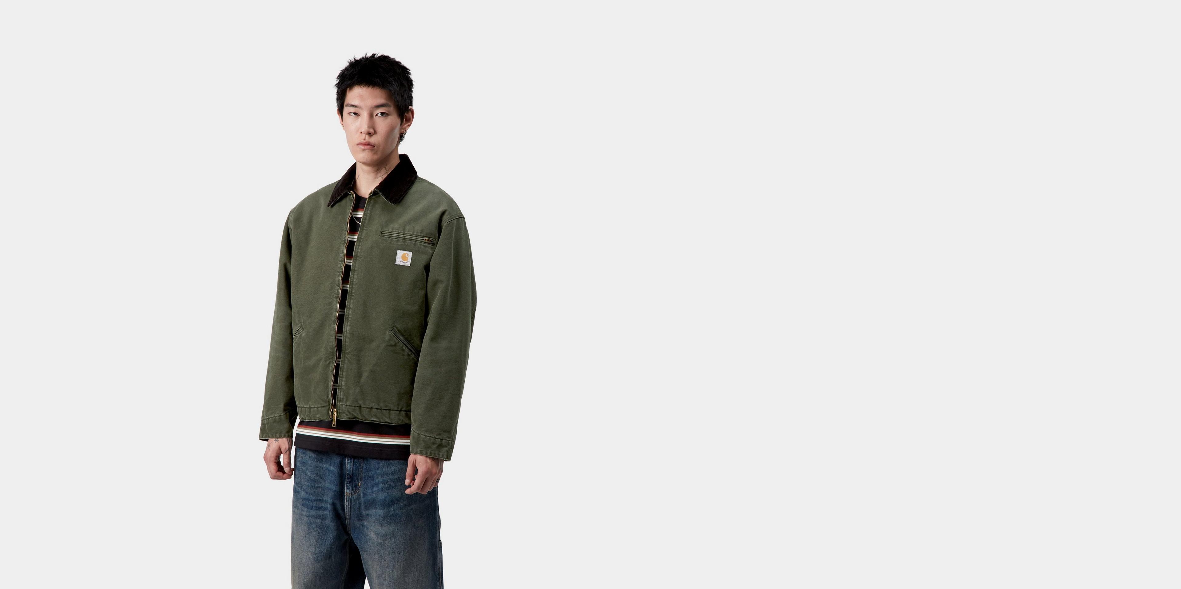 Carhartt WIP OG Detroit Jacket, Olive / Black | Official Online Store