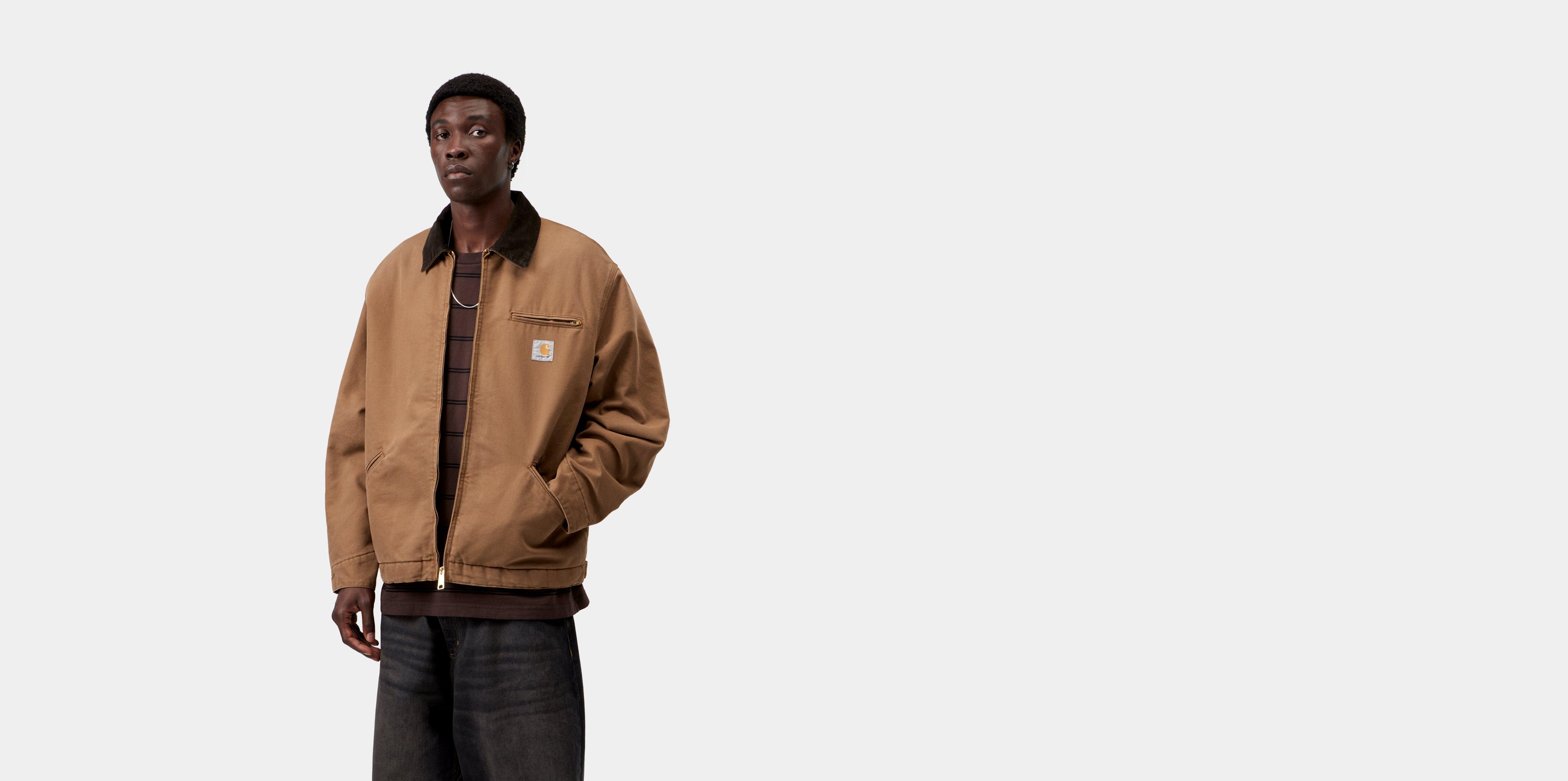 Carhartt WIP OG Detroit Jacket WIP H Brown / Tobacco stone canvas | XL | Men
