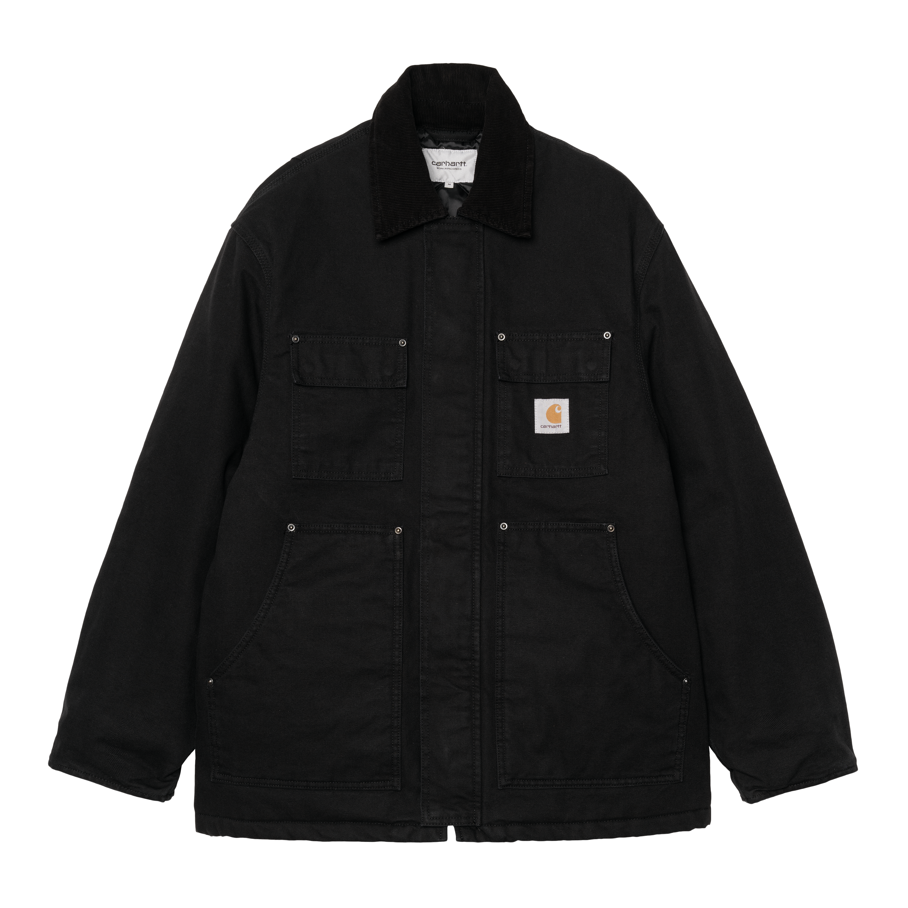 Carhartt WIPブラック カバーオール L Carhartt WIPブラック カバーオール L