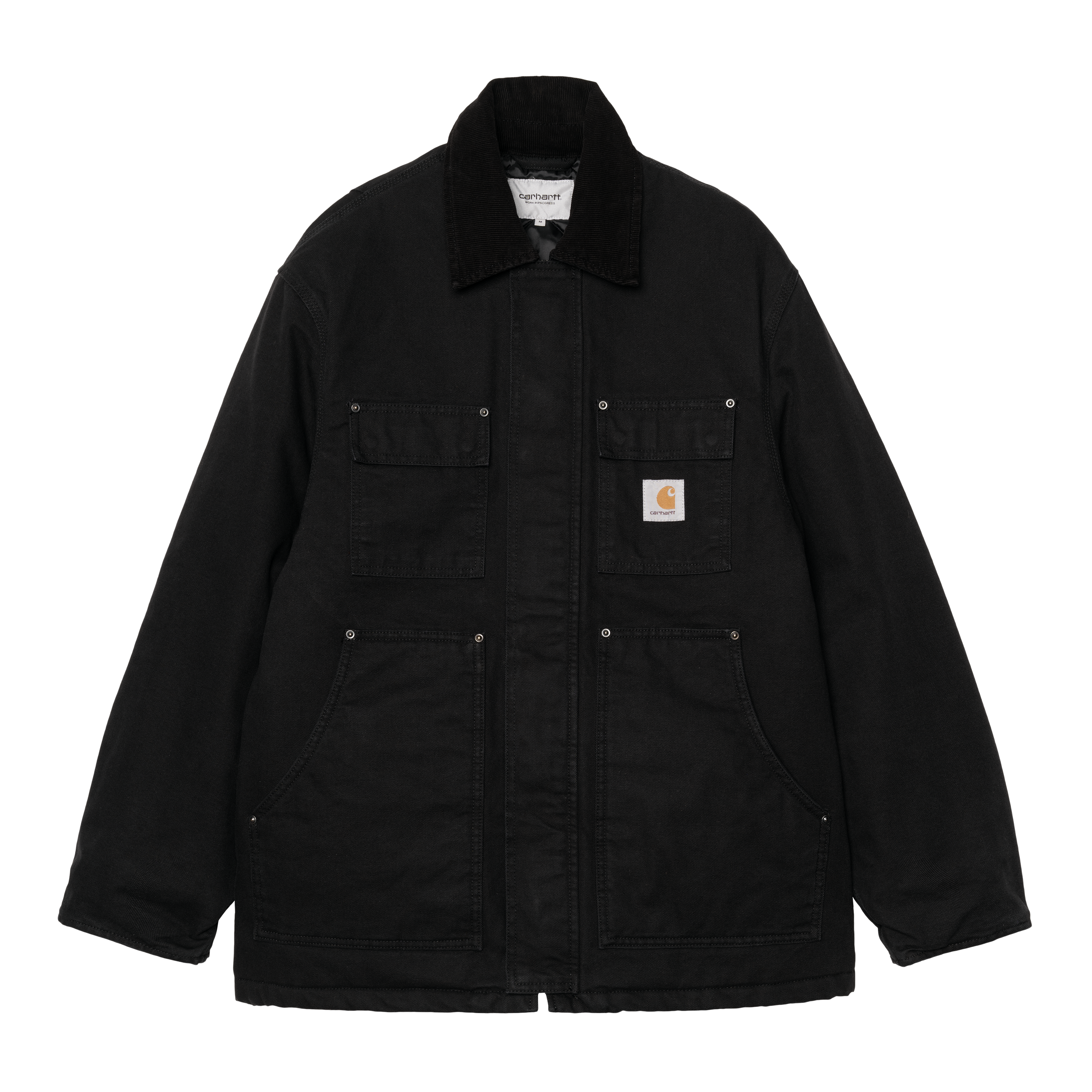 Carhartt WIPブラック カバーオール L Carhartt WIPブラック カバーオール L