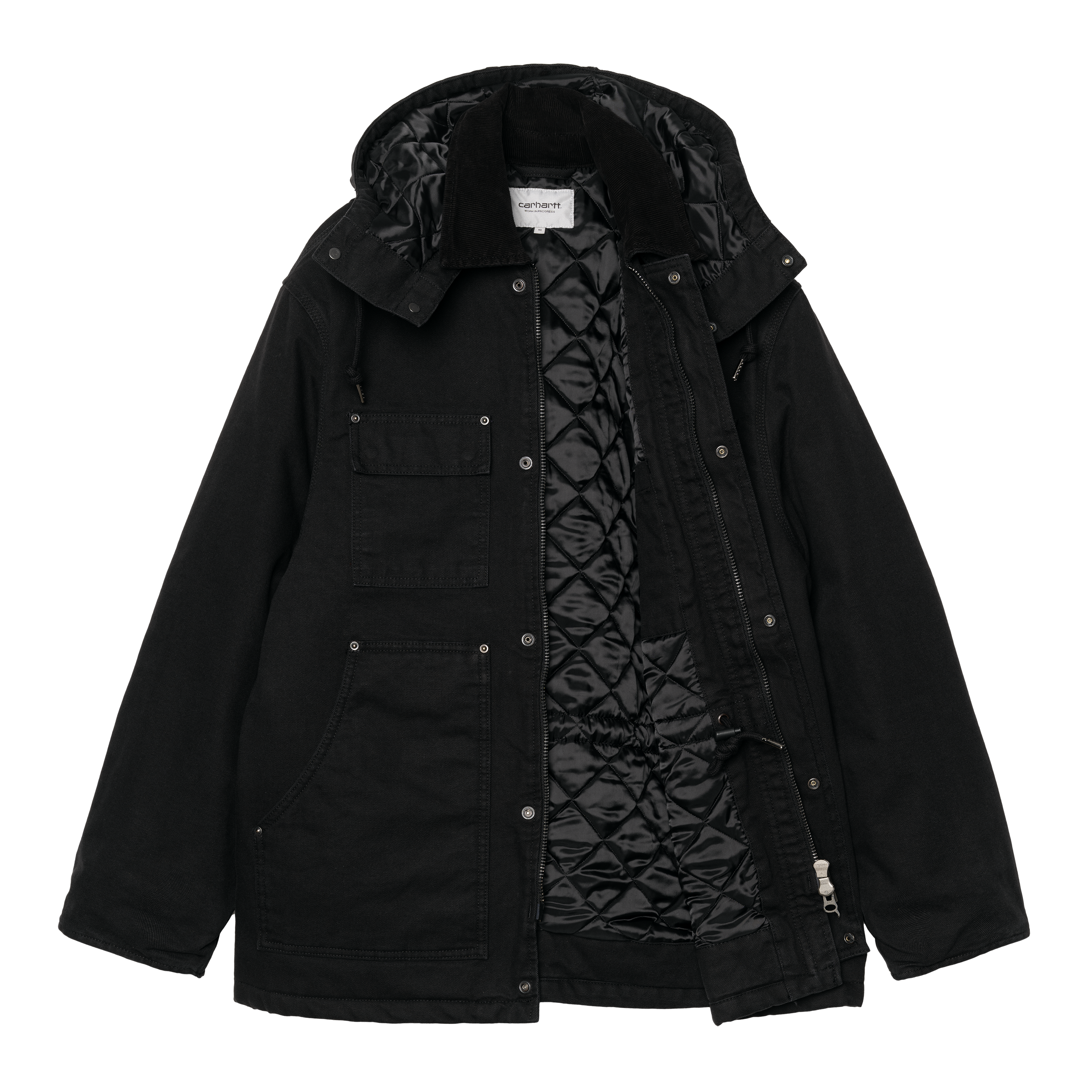 Carhartt WIP Ambel Coat, Black / Black | Official Online Store