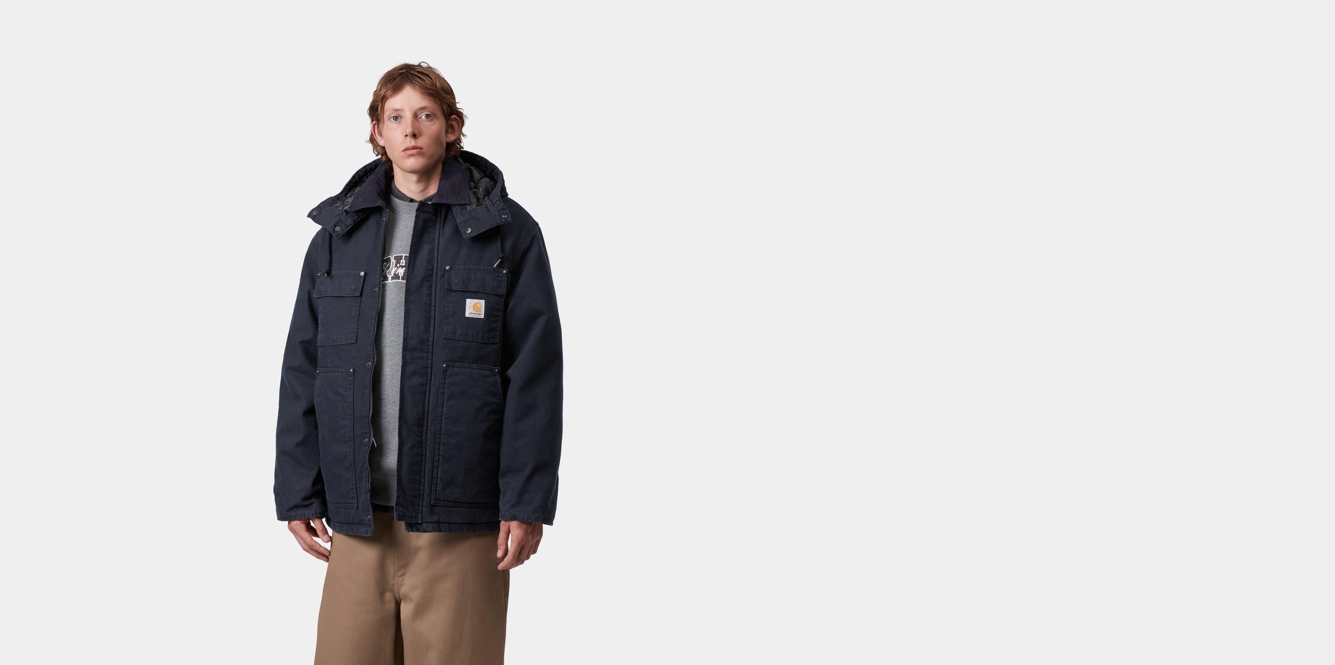 Carhartt WIP Ambel Coat Deep Night / Deep Night stone washed | blue | S | Men