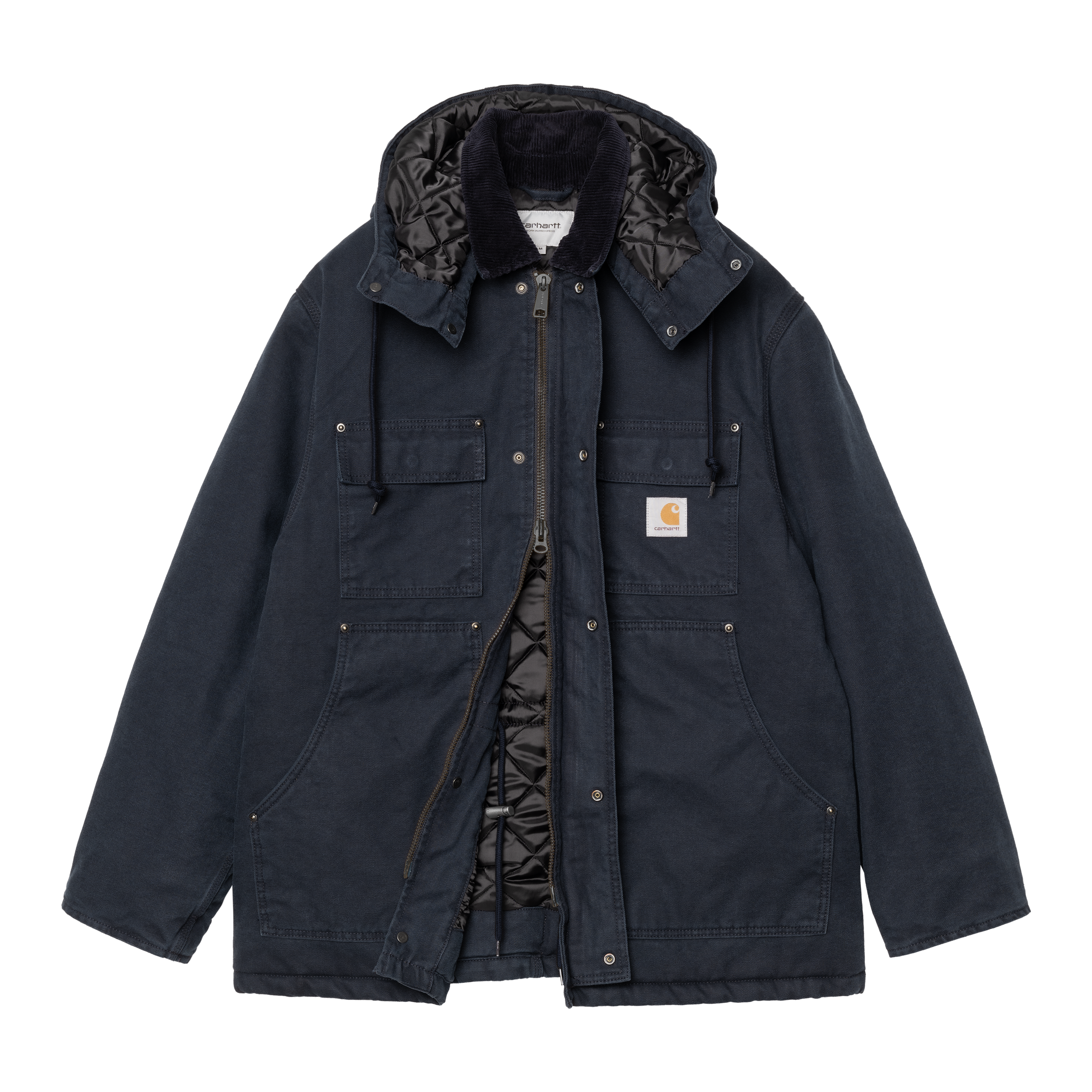 Carhartt WIP Ambel Coat, Deep Night / Deep Night | Official Online
