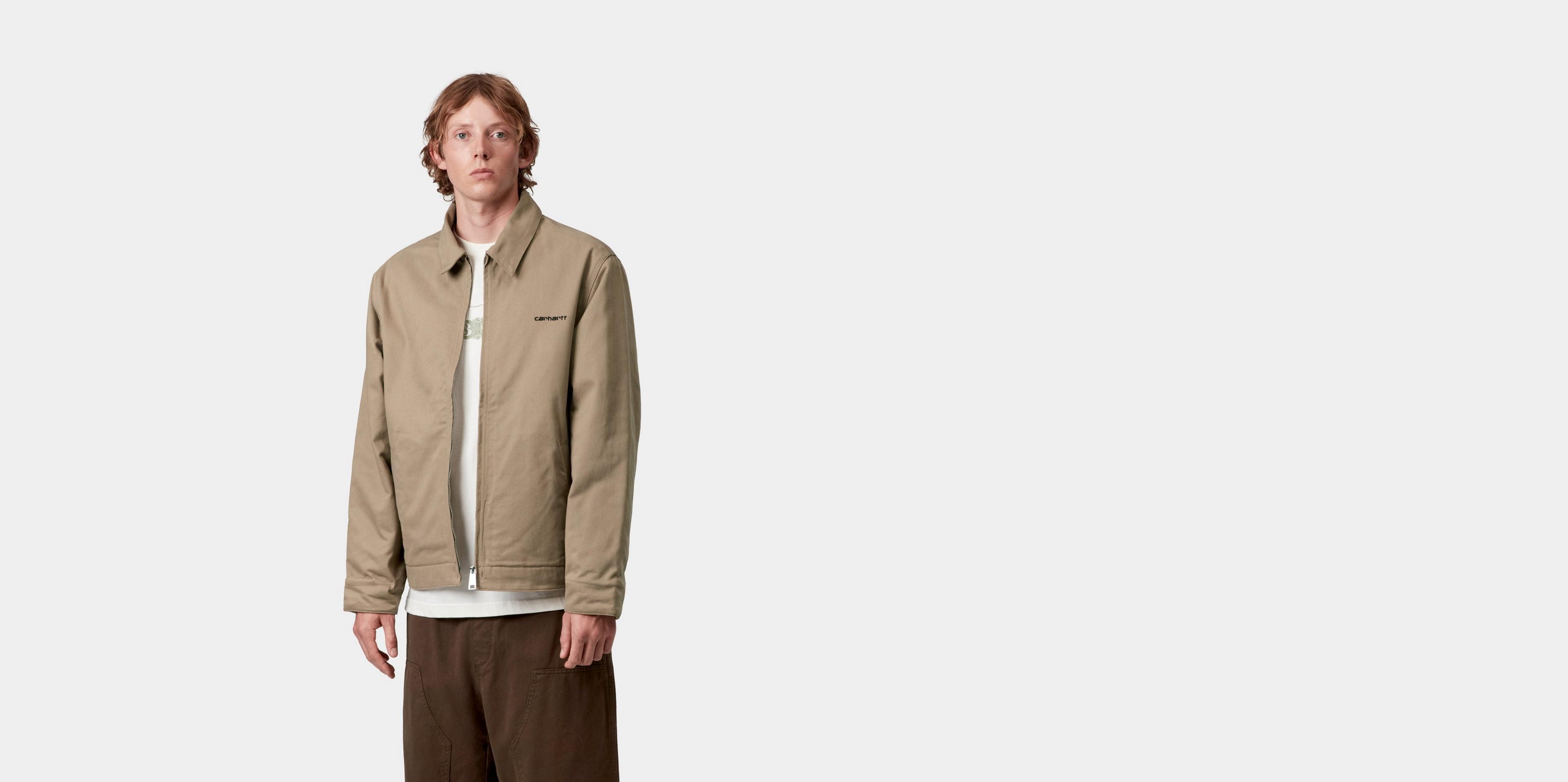 CARHARTT WIP MODULE SCRIPT JACKET【人気商品】 Carhartt WIP Module Script Jacket in Brown | SVD USA