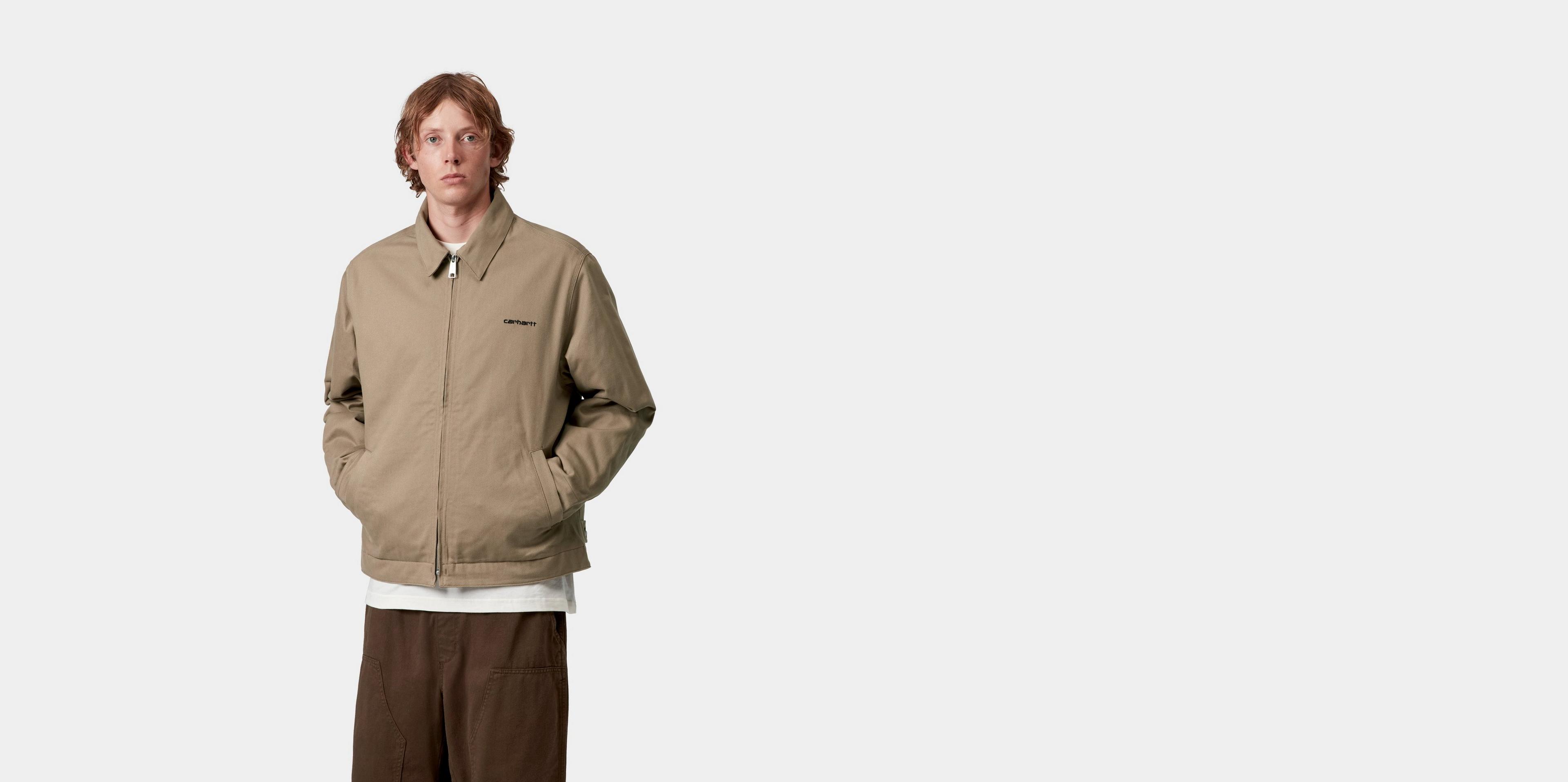Carhartt WIP Module Script Jacket, Leather / Black | Official