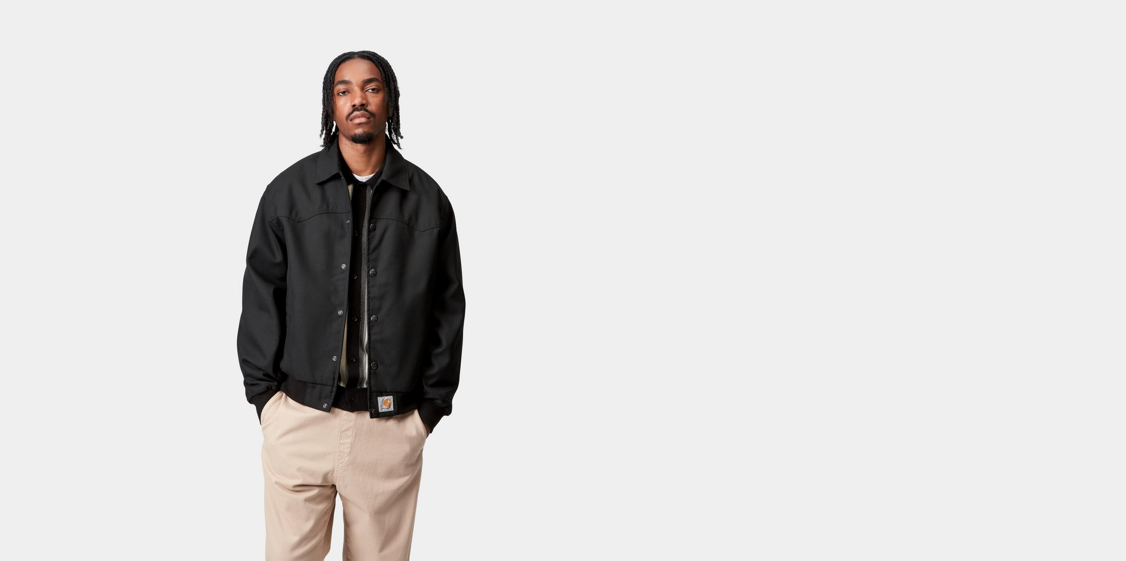 Brown Carhartt Roy Jacket Carhartt WIP Ray Jacket, Black Official 