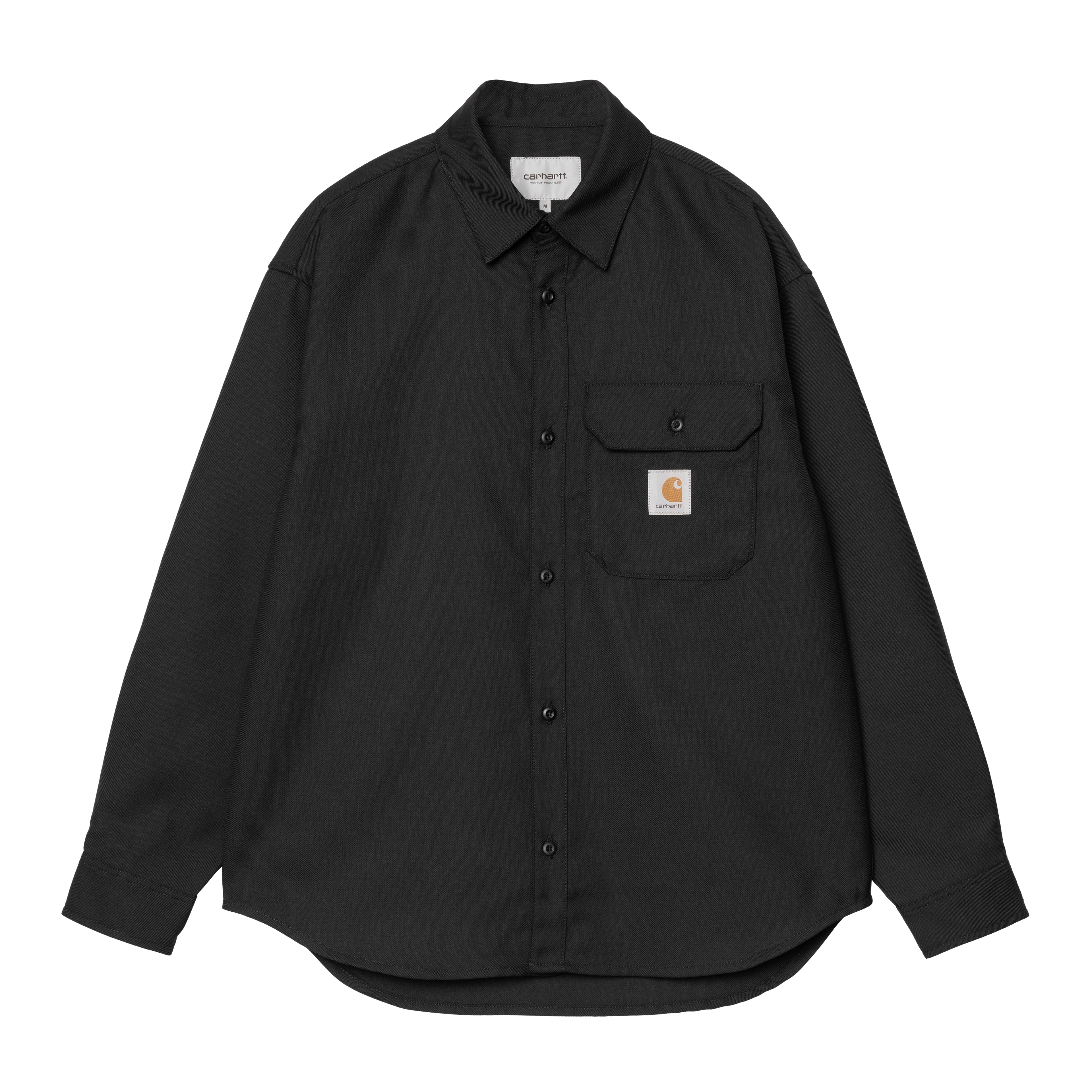 Carhartt WIP L/S Ray Shirt, Black | Official Online Store