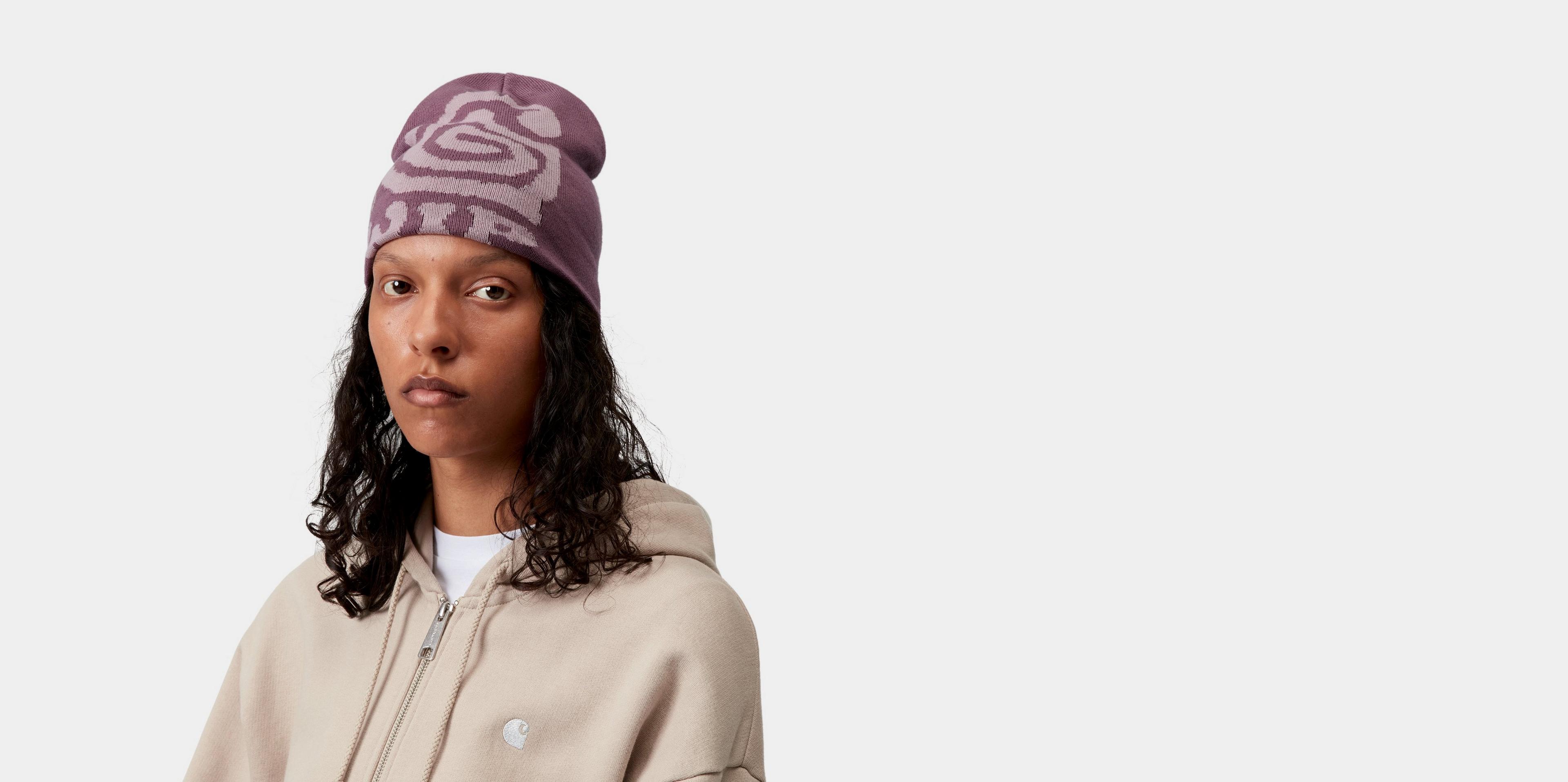 Carhartt WIP Helix Beanie, Phlox / Pink Fog | Official Online Store