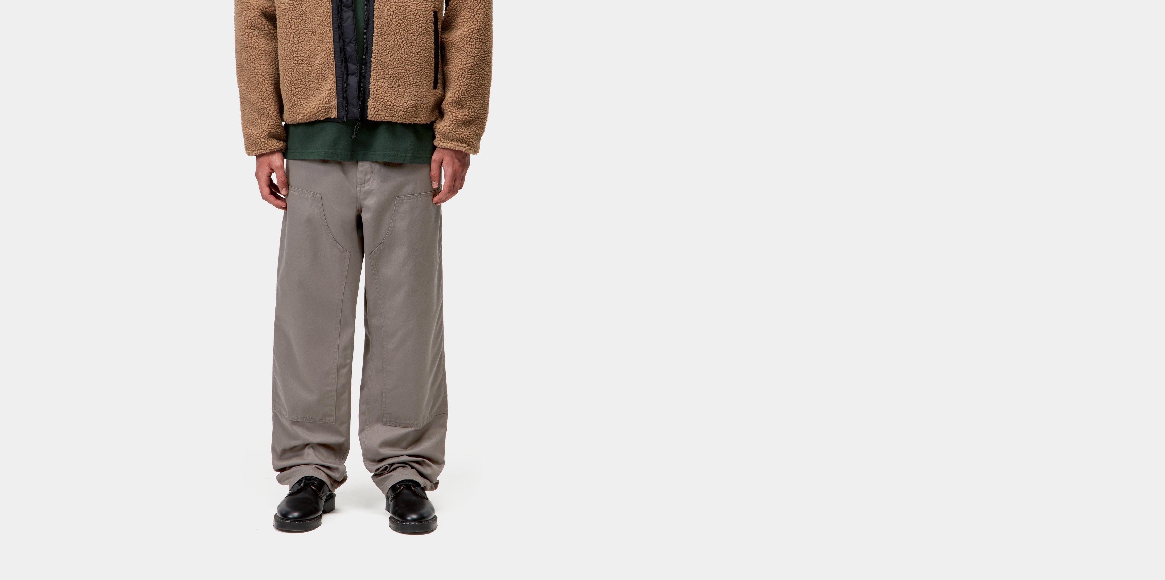 Carhartt WIP Double Knee Pant Porphyry rinsed | grey | 27/32 | Men