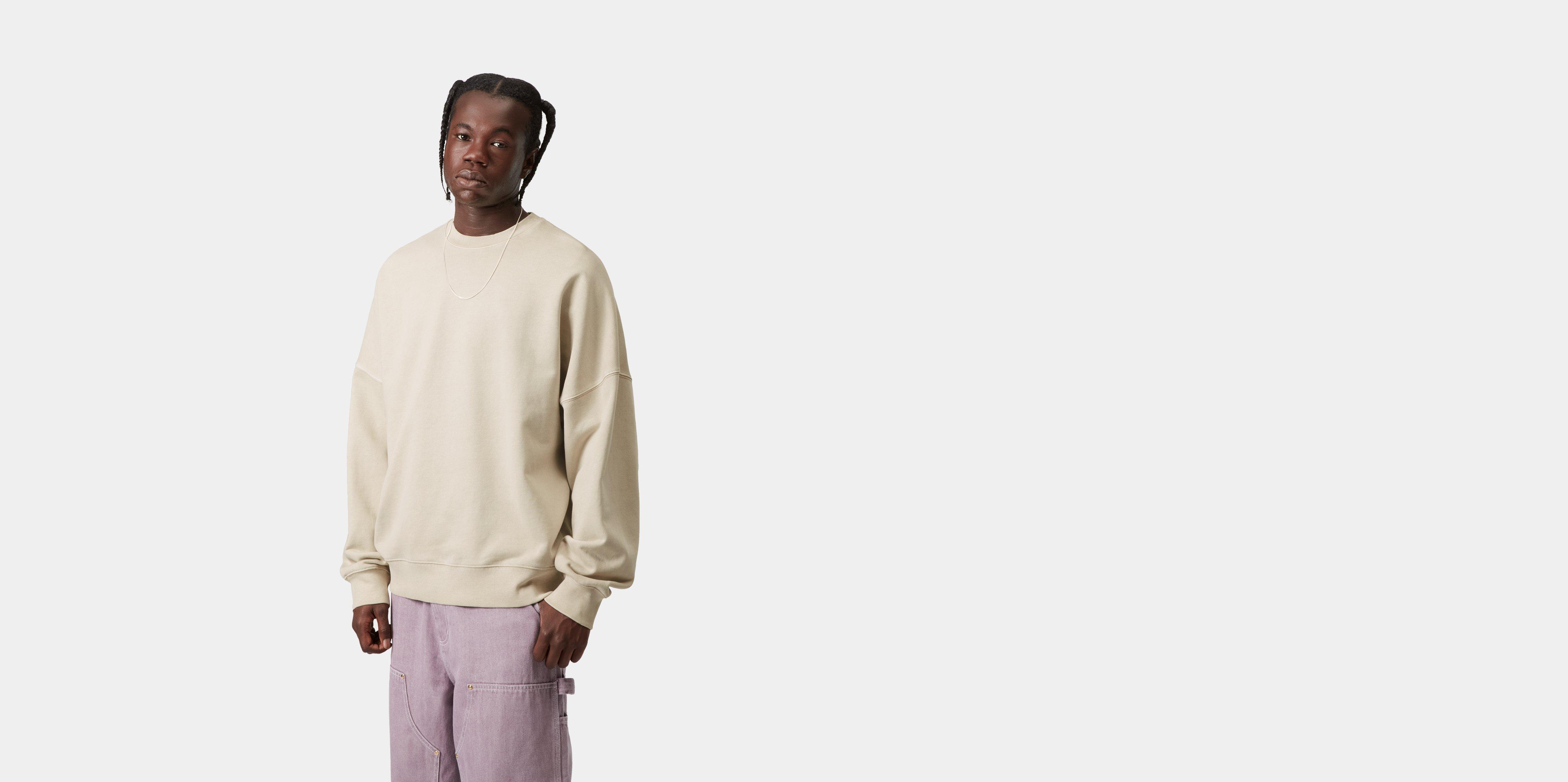Carhartt WIP RGGD Sweatshirt Fleur De Sel garment dyed | beige | XS | Men