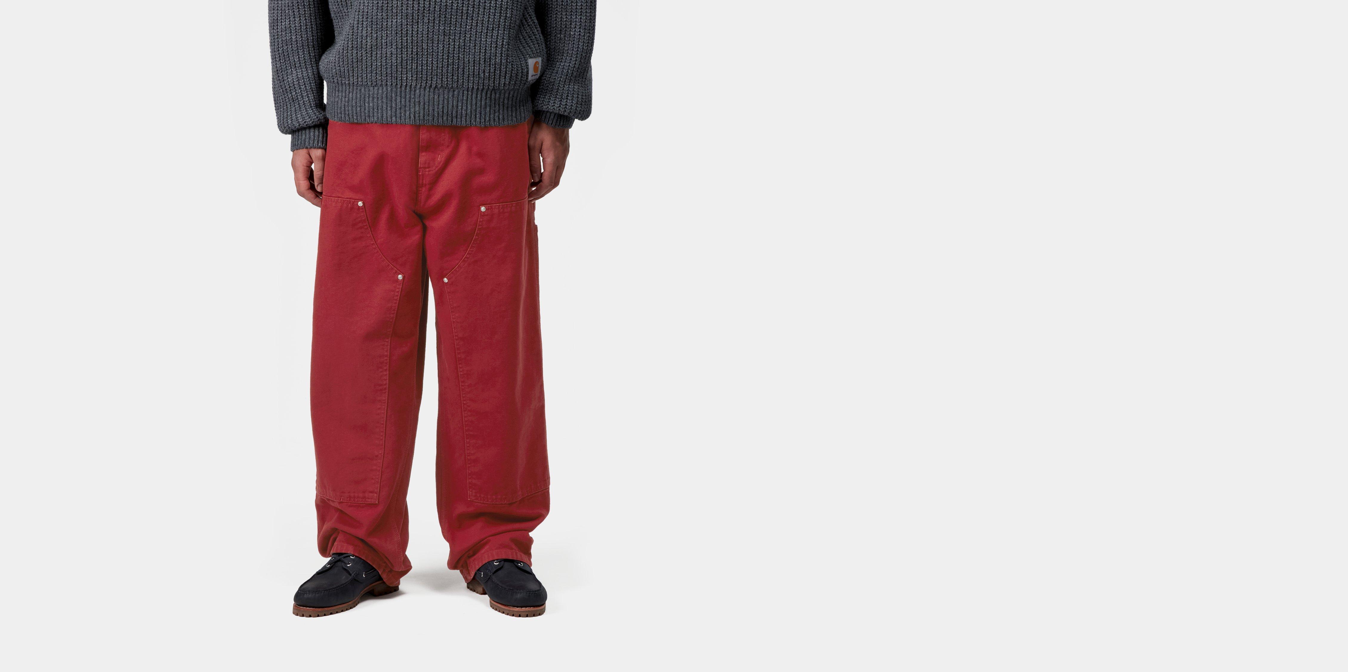 Carhartt WIP OG Double Knee Pant Scarlet stone washed | red | S | Men