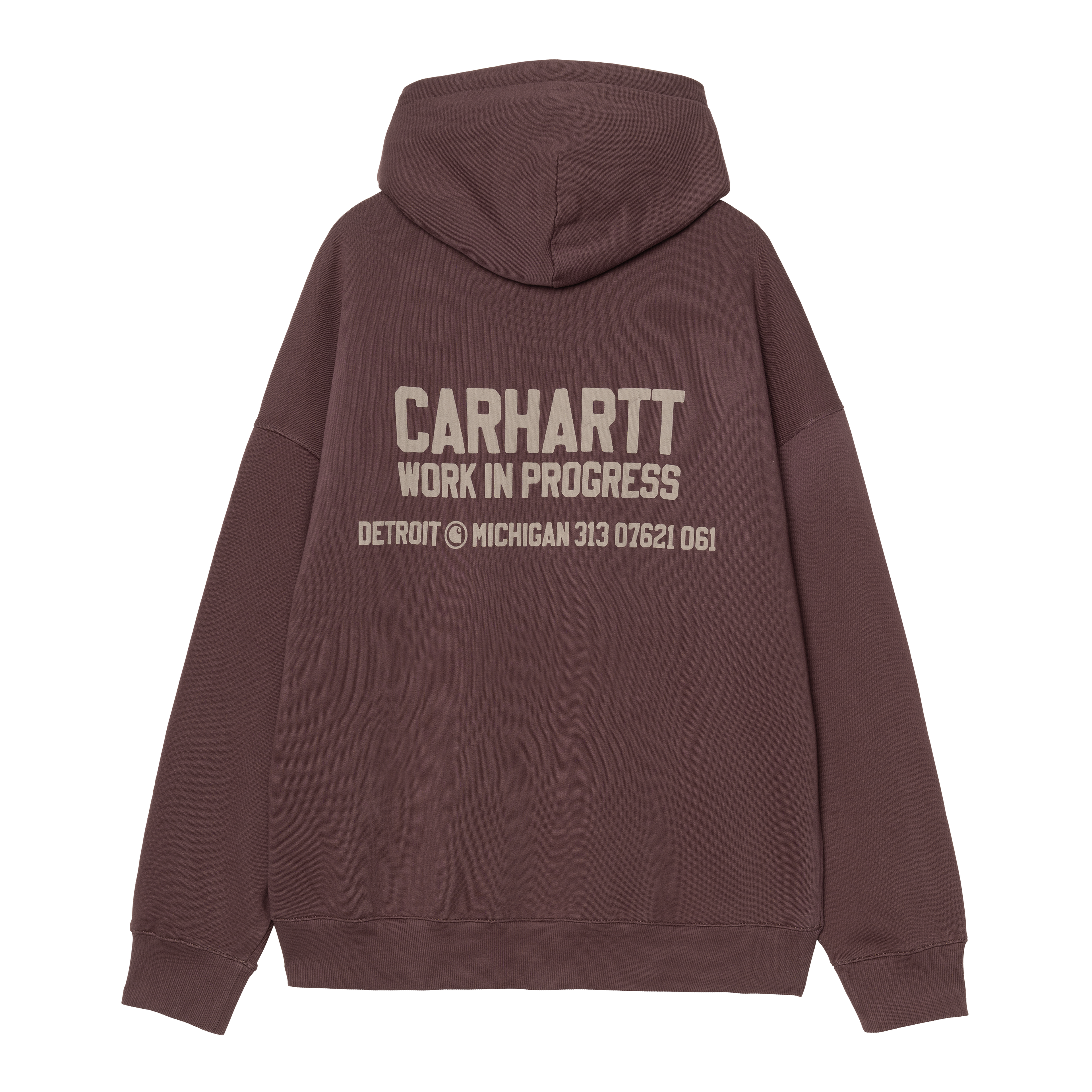 Carhartt WIP Hooded Distance Sweatshirt, Palisander | Official
