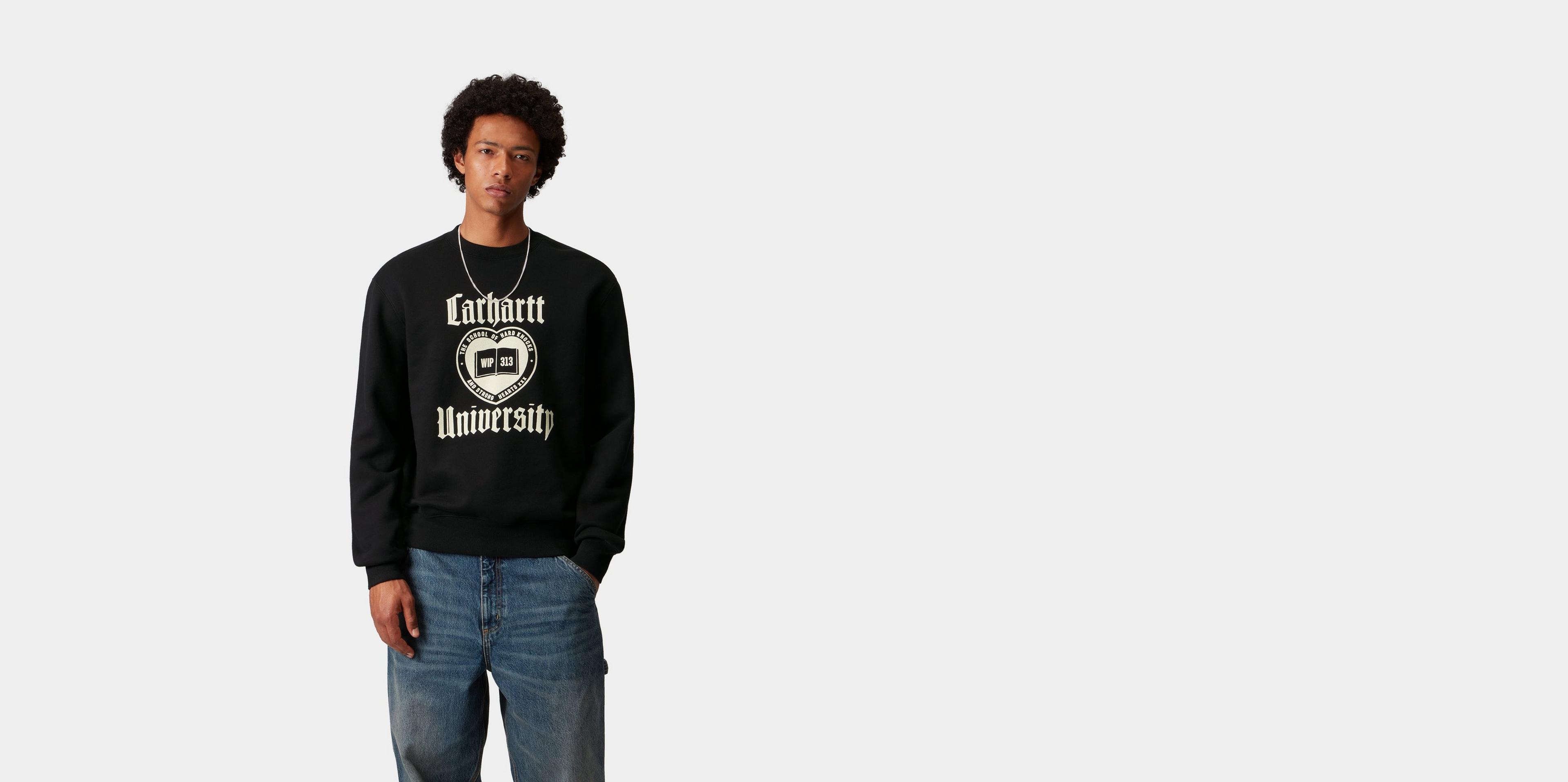 Carhartt WIP Schooling Sweatshirt, Black | Official Online Store