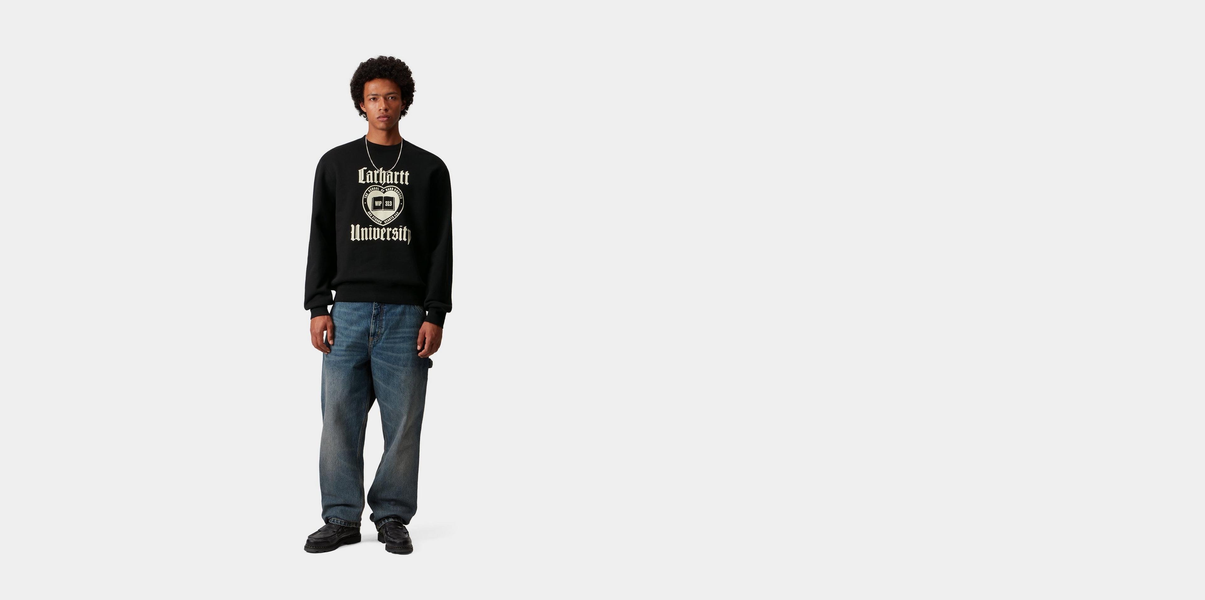 Carhartt WIP Schooling Sweatshirt, Black | Official Online Store