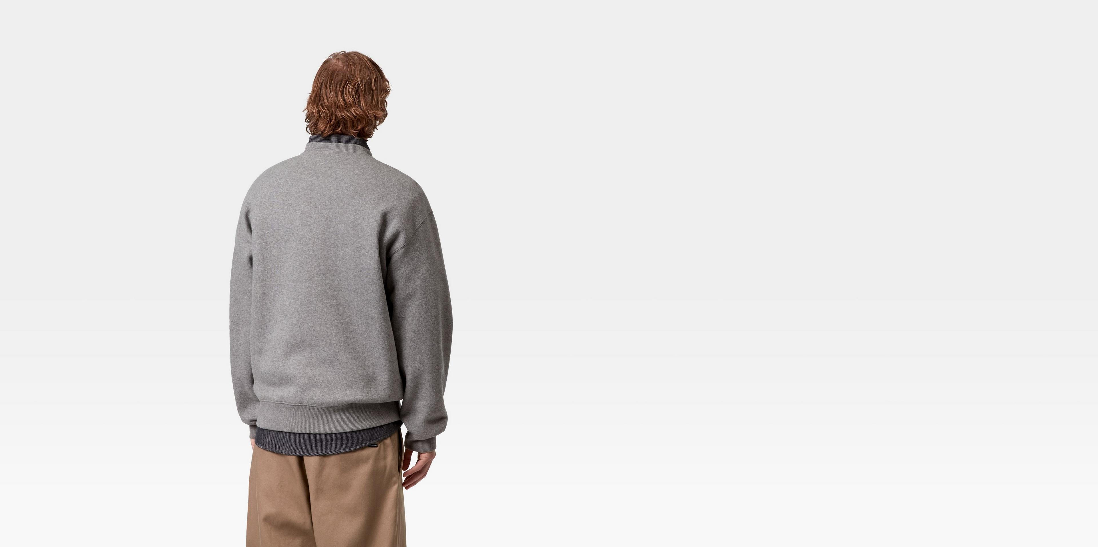 Carhartt WIP Big School Sweatshirt, Dark Grey Heather | Official